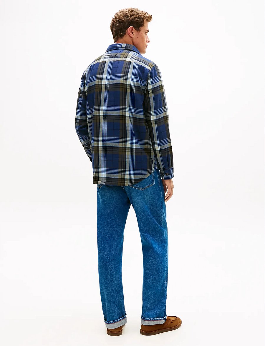 Tommy Hilfiger - PADDED OVERSHIRT - osta olukorra järgi - pitch blue check - 3