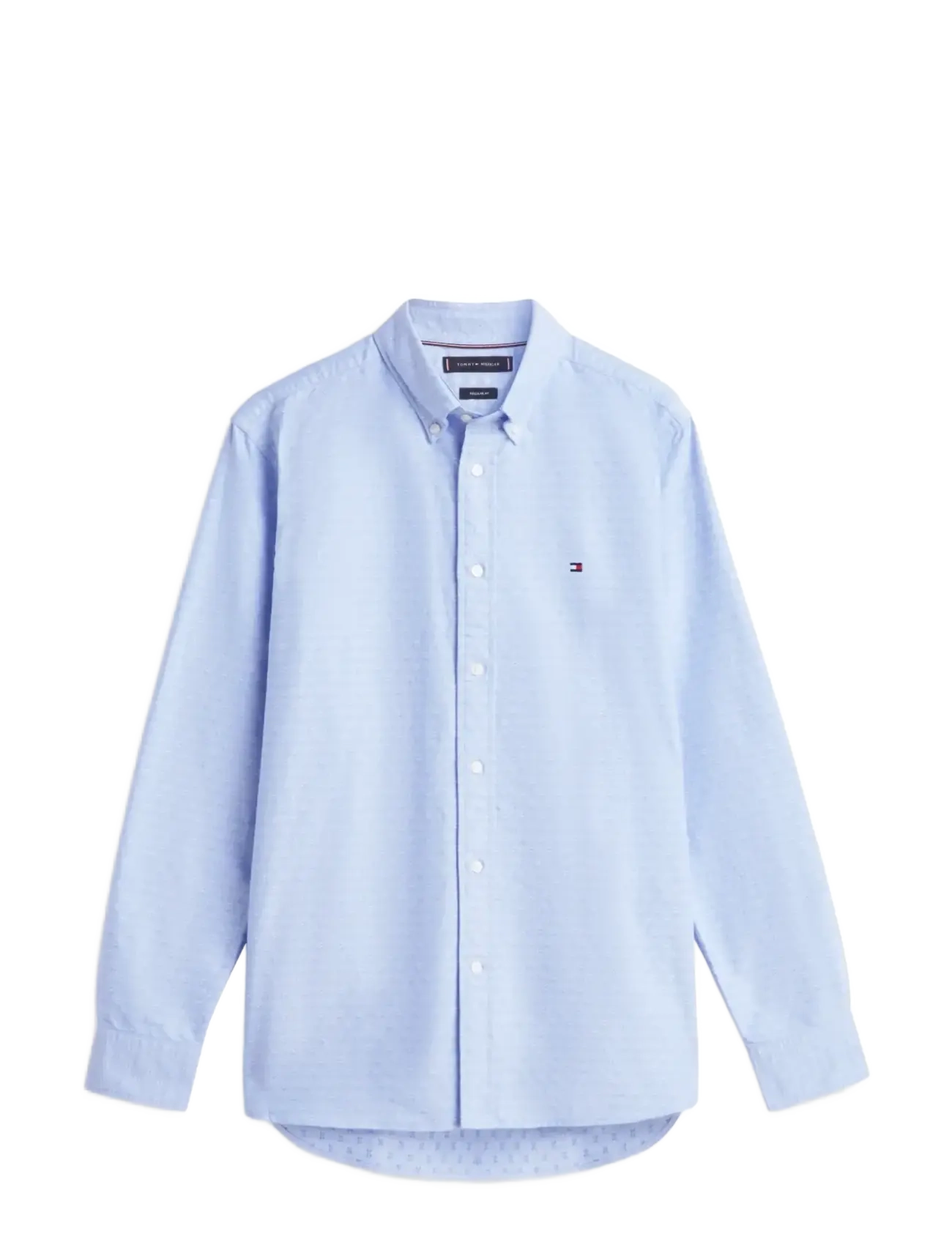 Tommy Hilfiger OXFORD DOBBY RF SHIRT - Kauluspaidat - SHIRT BLUE   ALLOVER / blue