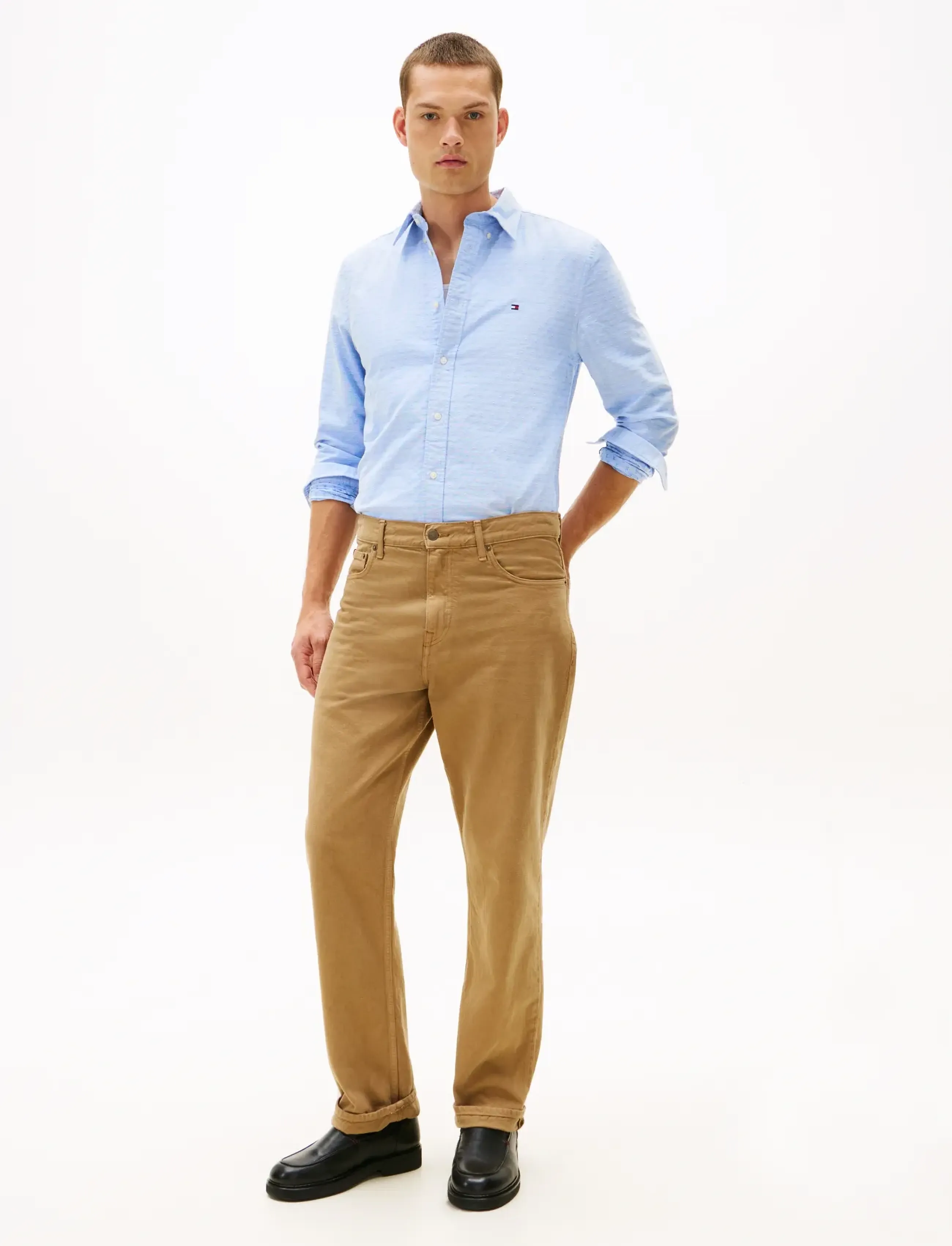 Tommy Hilfiger - OXFORD DOBBY RF SHIRT - oxford-skjortor - shirt blue   allover - 2