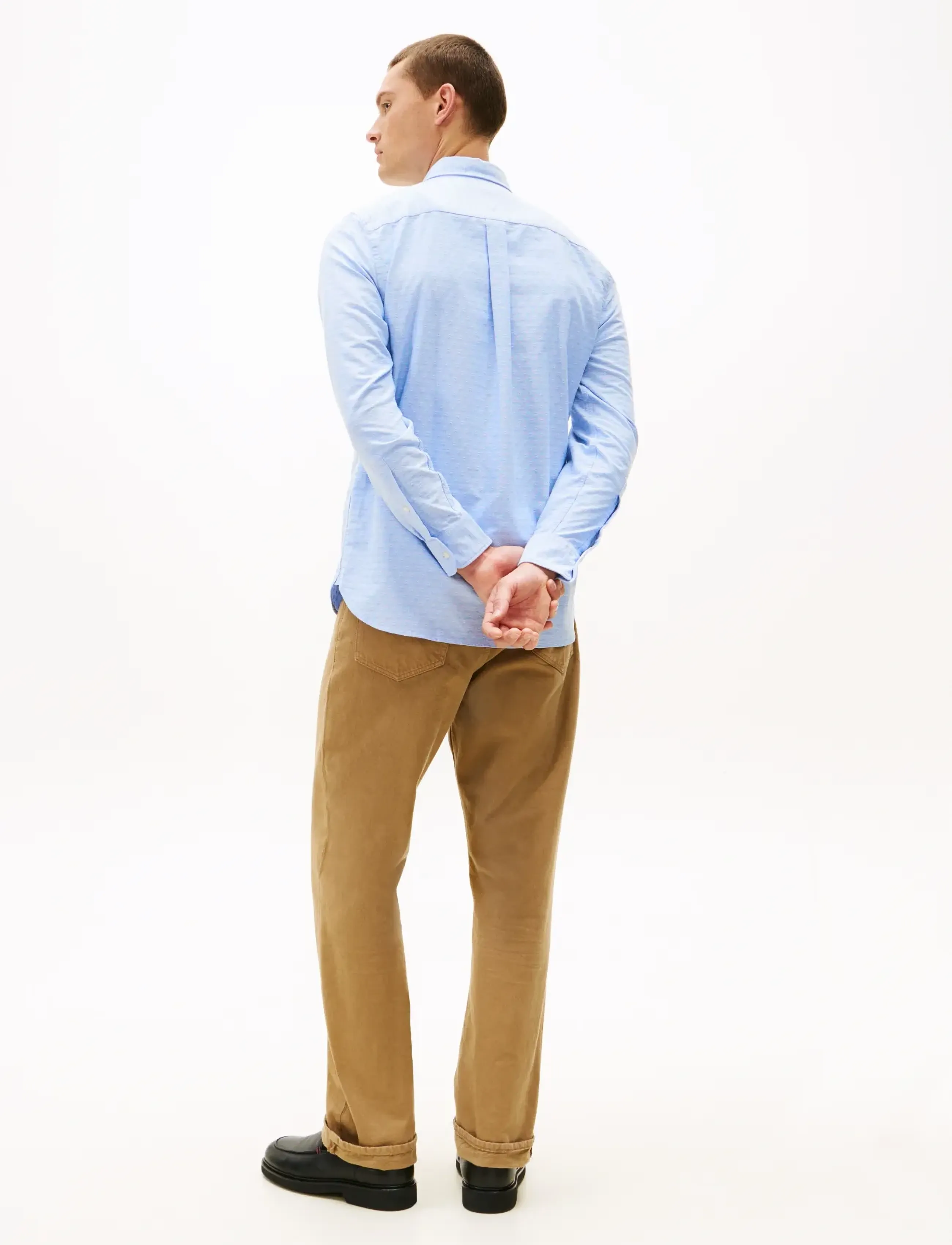 Tommy Hilfiger - OXFORD DOBBY RF SHIRT - oxford-skjortor - shirt blue   allover - 3