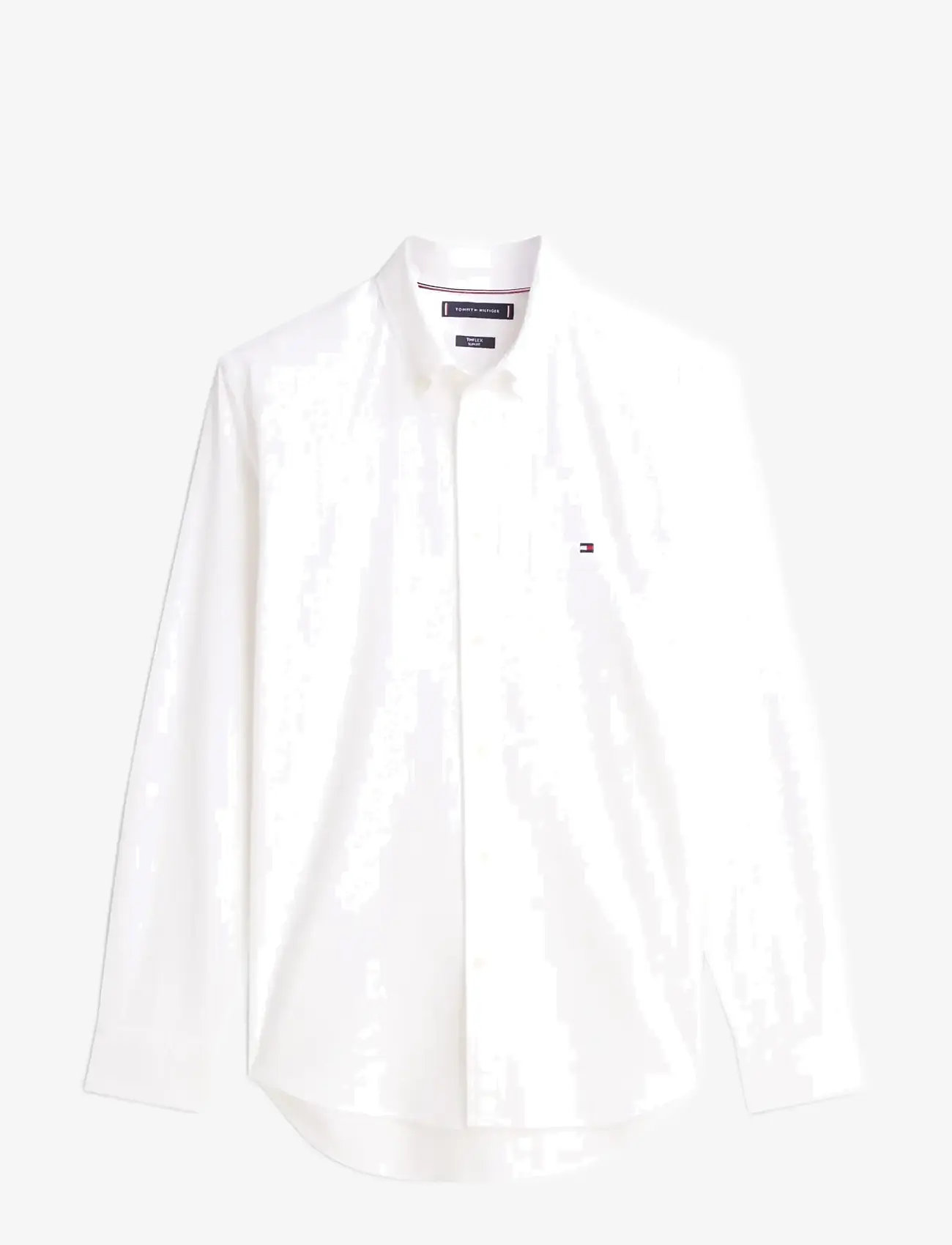 Tommy Hilfiger - FLEX DOBBY SF SHIRT - casual skjorter - white - 1