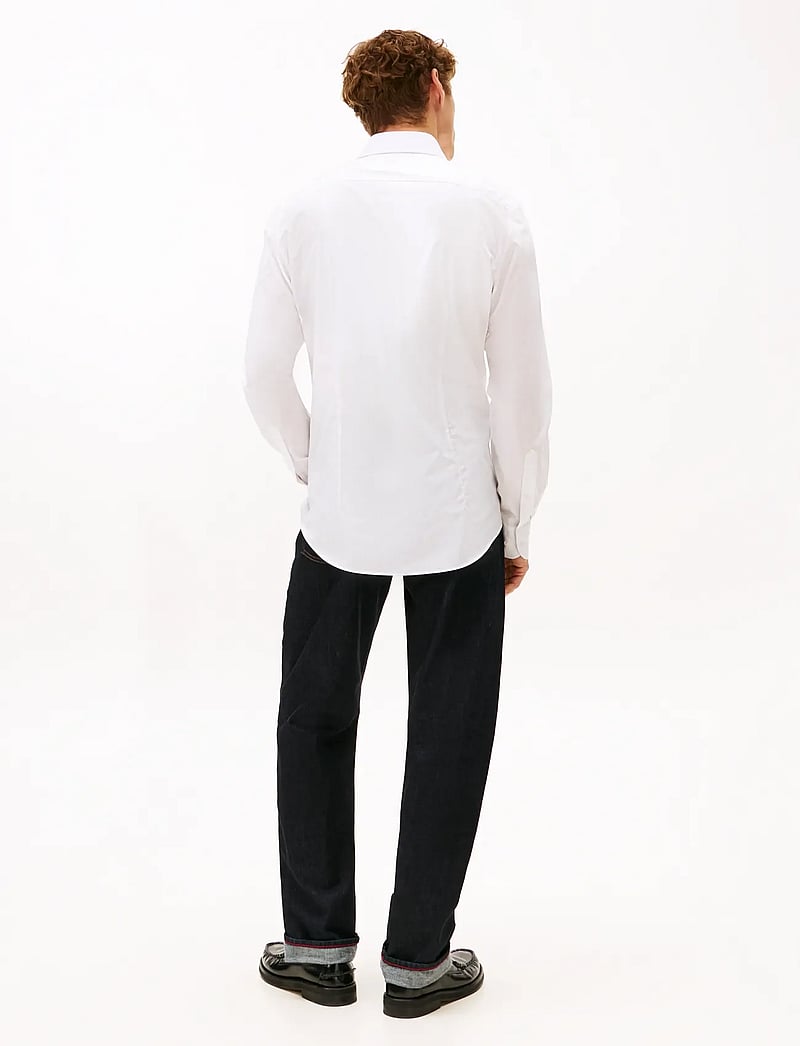 Tommy Hilfiger - FLEX DOBBY SF SHIRT - casual skjorter - white - 3