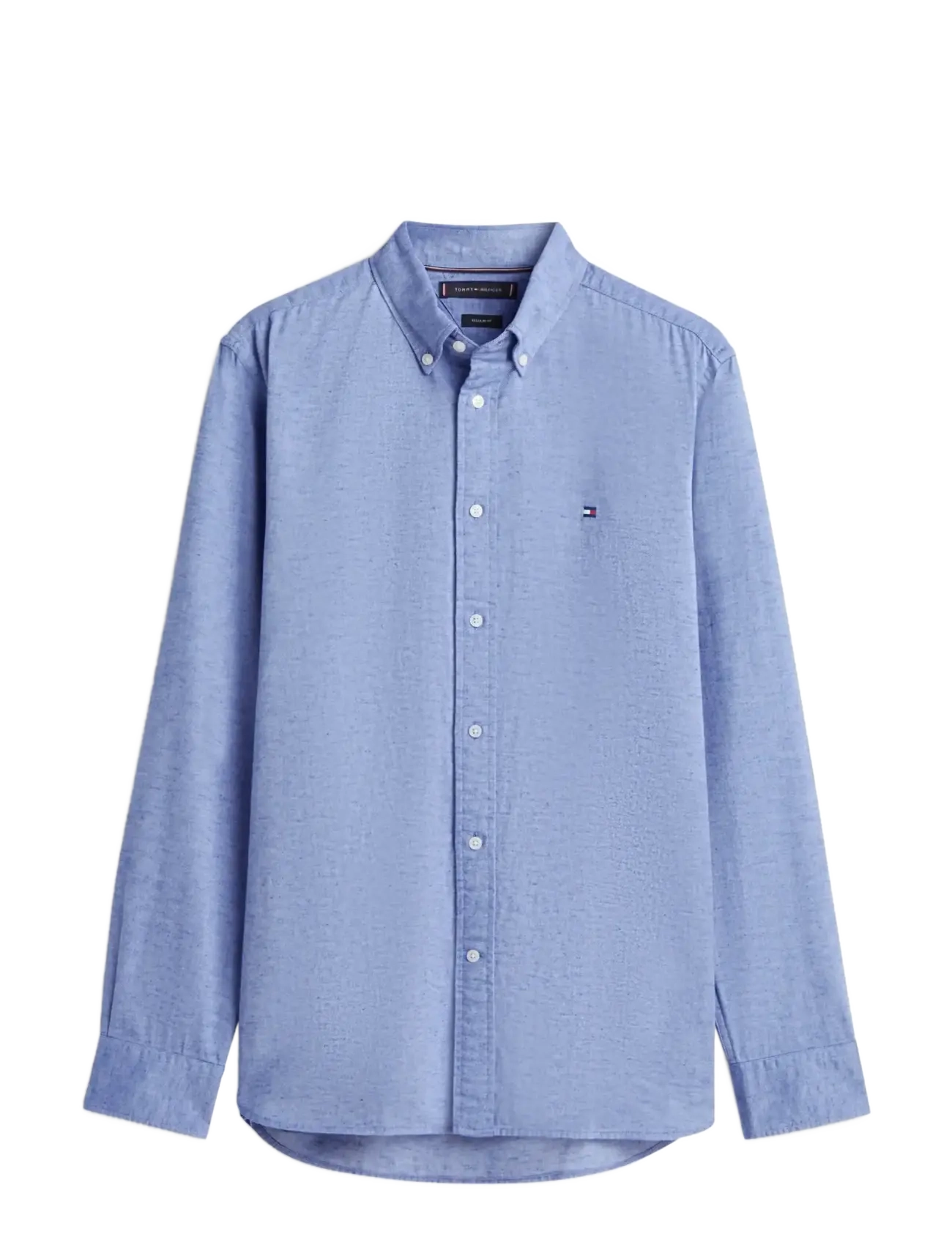 Tommy Hilfiger - BRUSHED LINEN TWILL RF SHIRT - casual skjorter - bold blue - 1