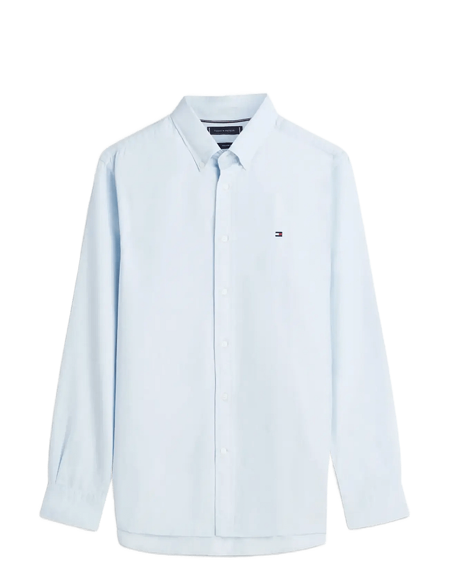 Tommy Hilfiger - BRUSHED LINEN TWILL RF SHIRT - casual skjorter - well water - 1