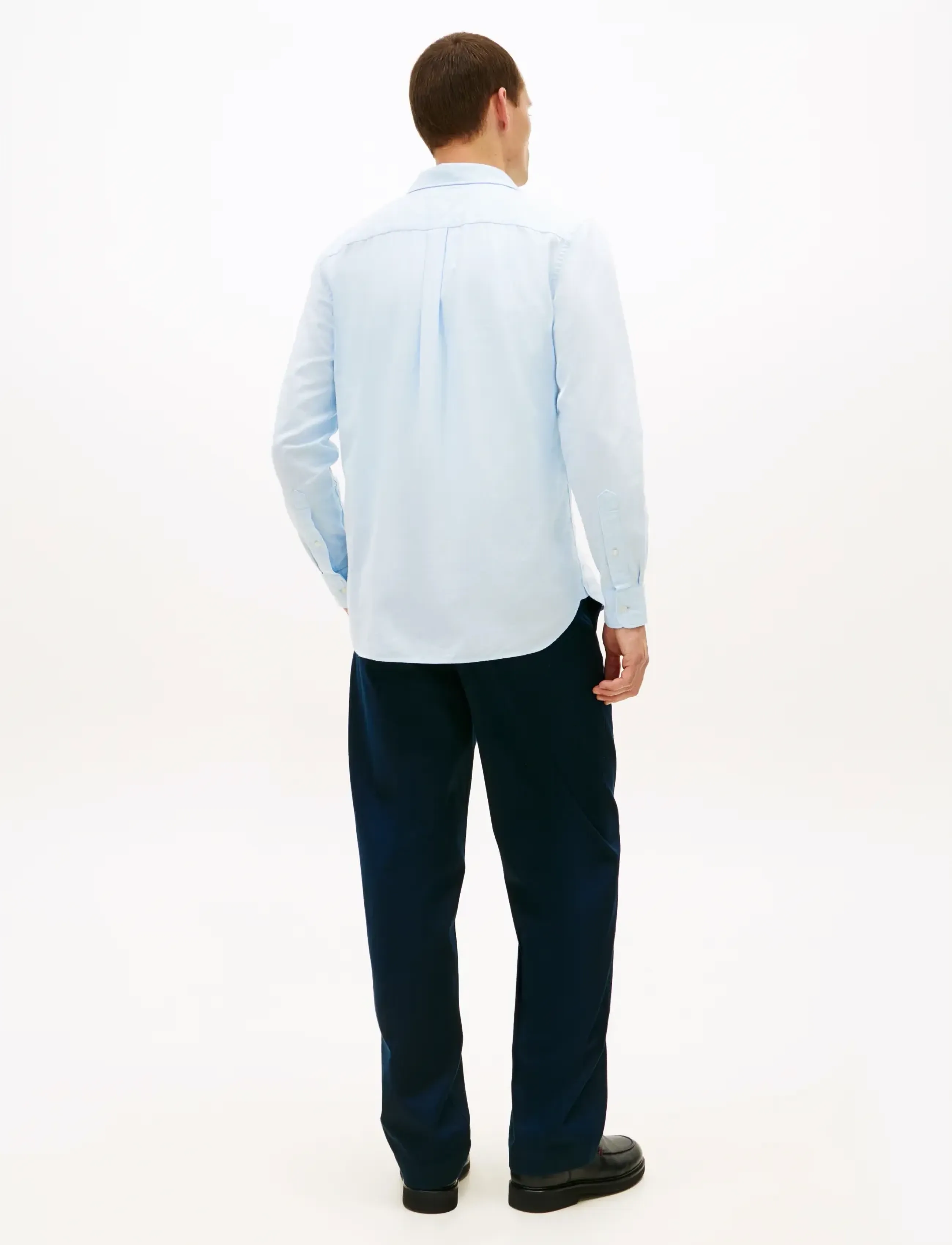 Tommy Hilfiger - BRUSHED LINEN TWILL RF SHIRT - casual skjorter - well water - 3
