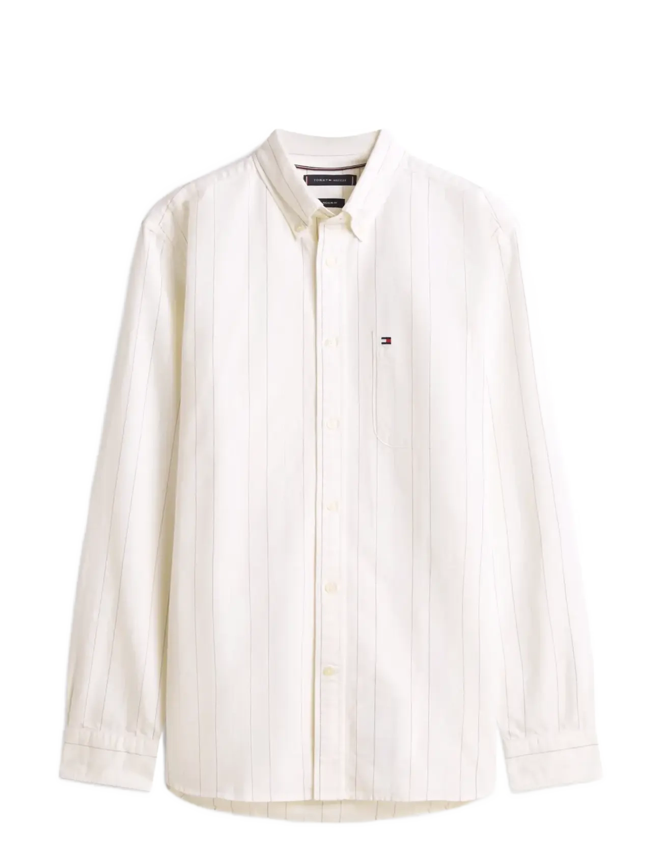 Tommy Hilfiger HERITAGE OXFORD PIN STRIPE SHIRT - Shirts - IVORY SILK / cream