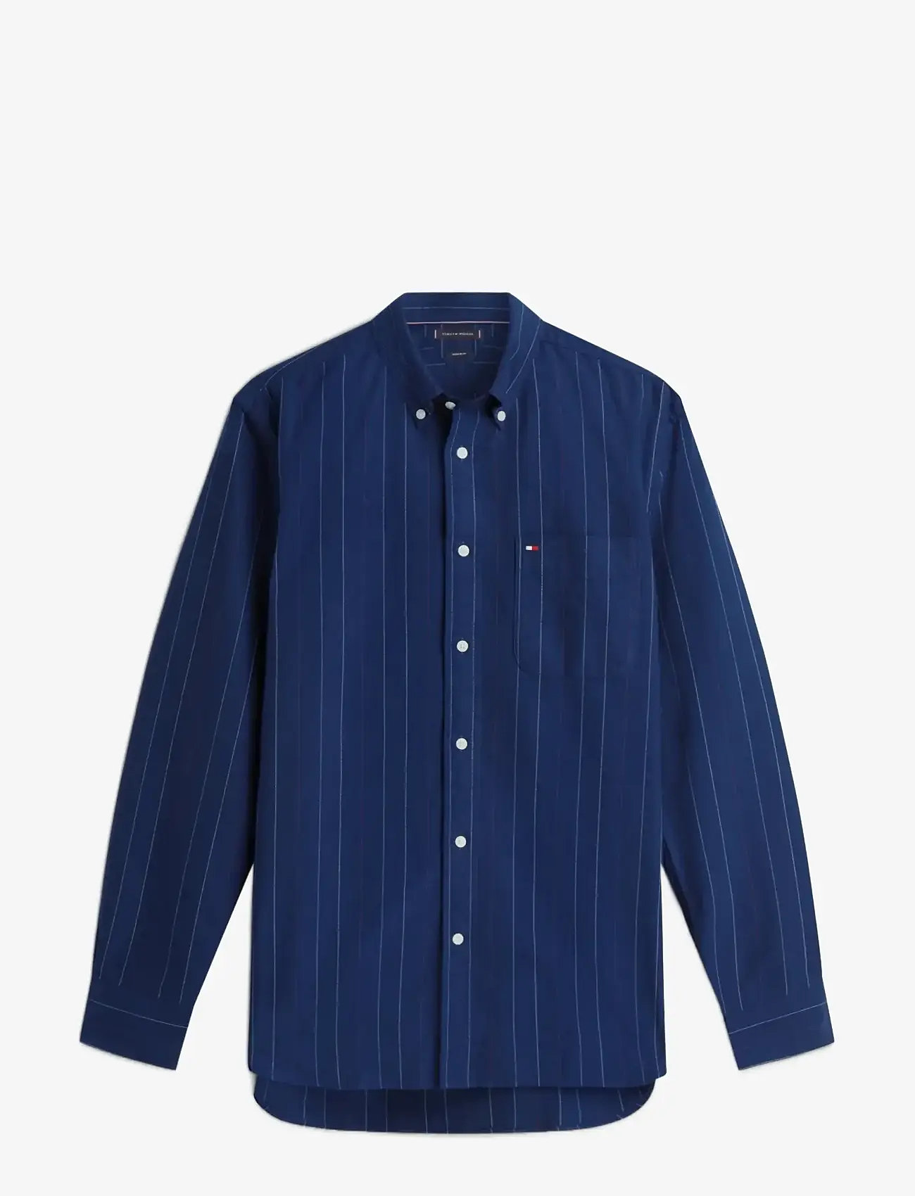 Tommy Hilfiger - HERITAGE OXFORD PIN STRIPE SHIRT - oxford-skjortor - preppy navy - 1