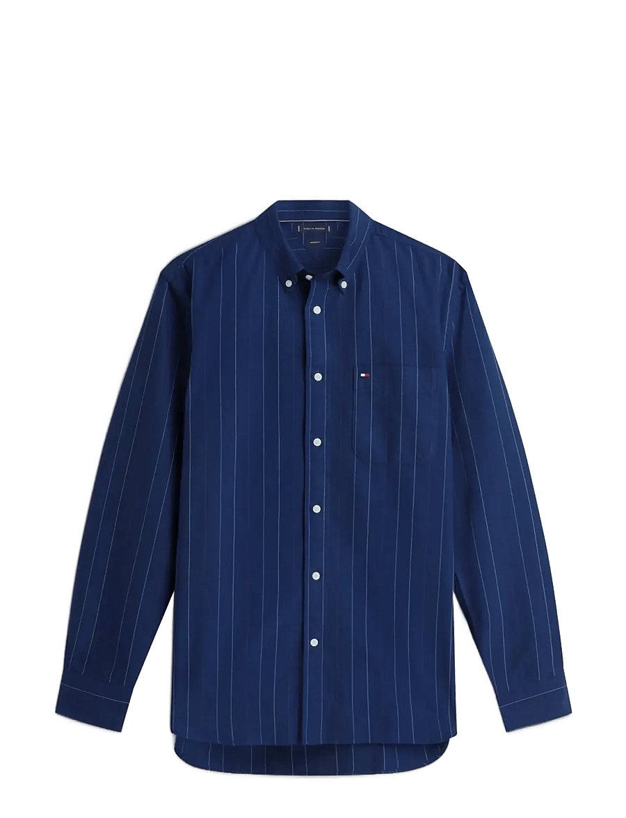 Tommy Hilfiger - HERITAGE OXFORD PIN STRIPE SHIRT - oxford skjorter - preppy navy - 1