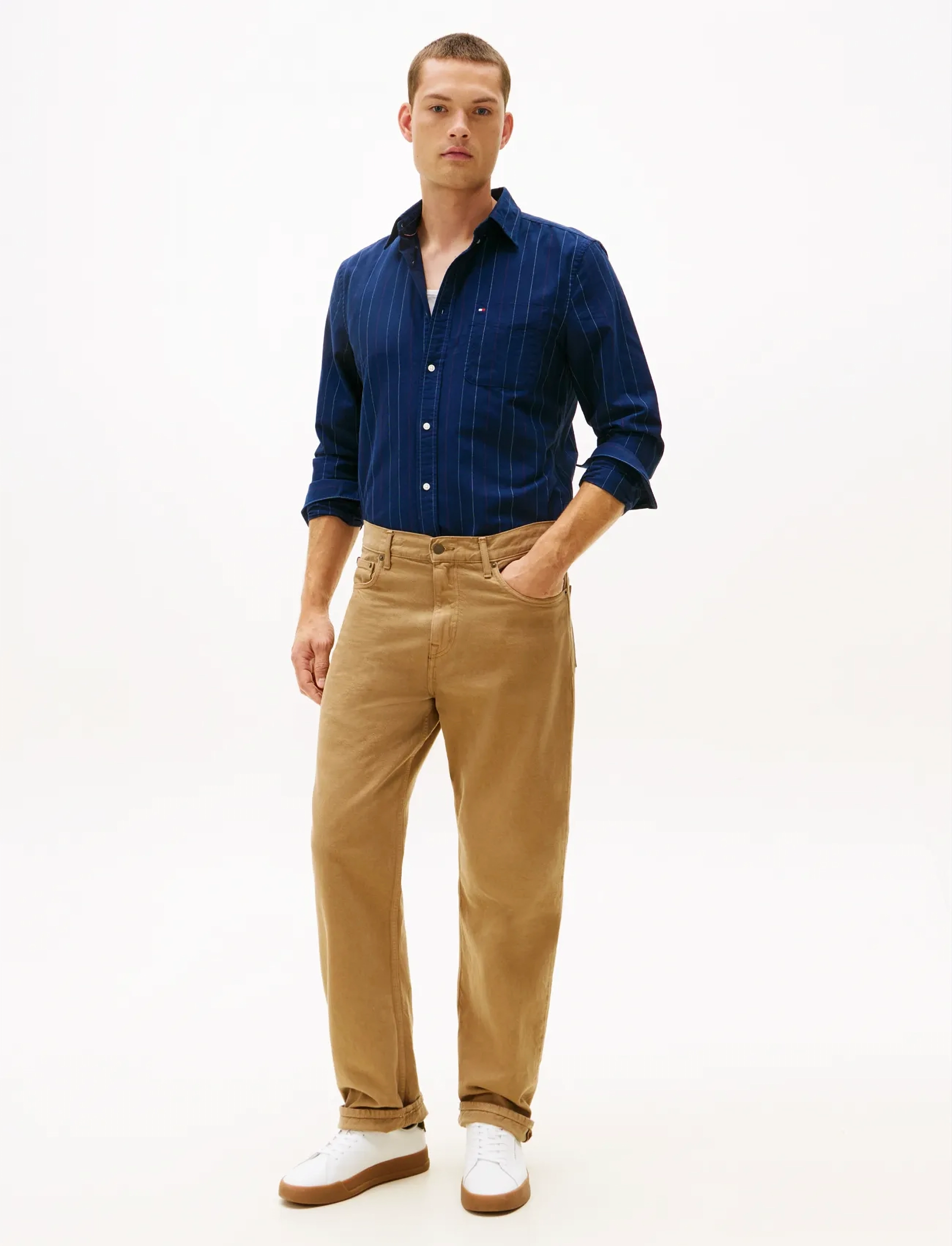 Tommy Hilfiger - HERITAGE OXFORD PIN STRIPE SHIRT - oxford skjorter - preppy navy - 2