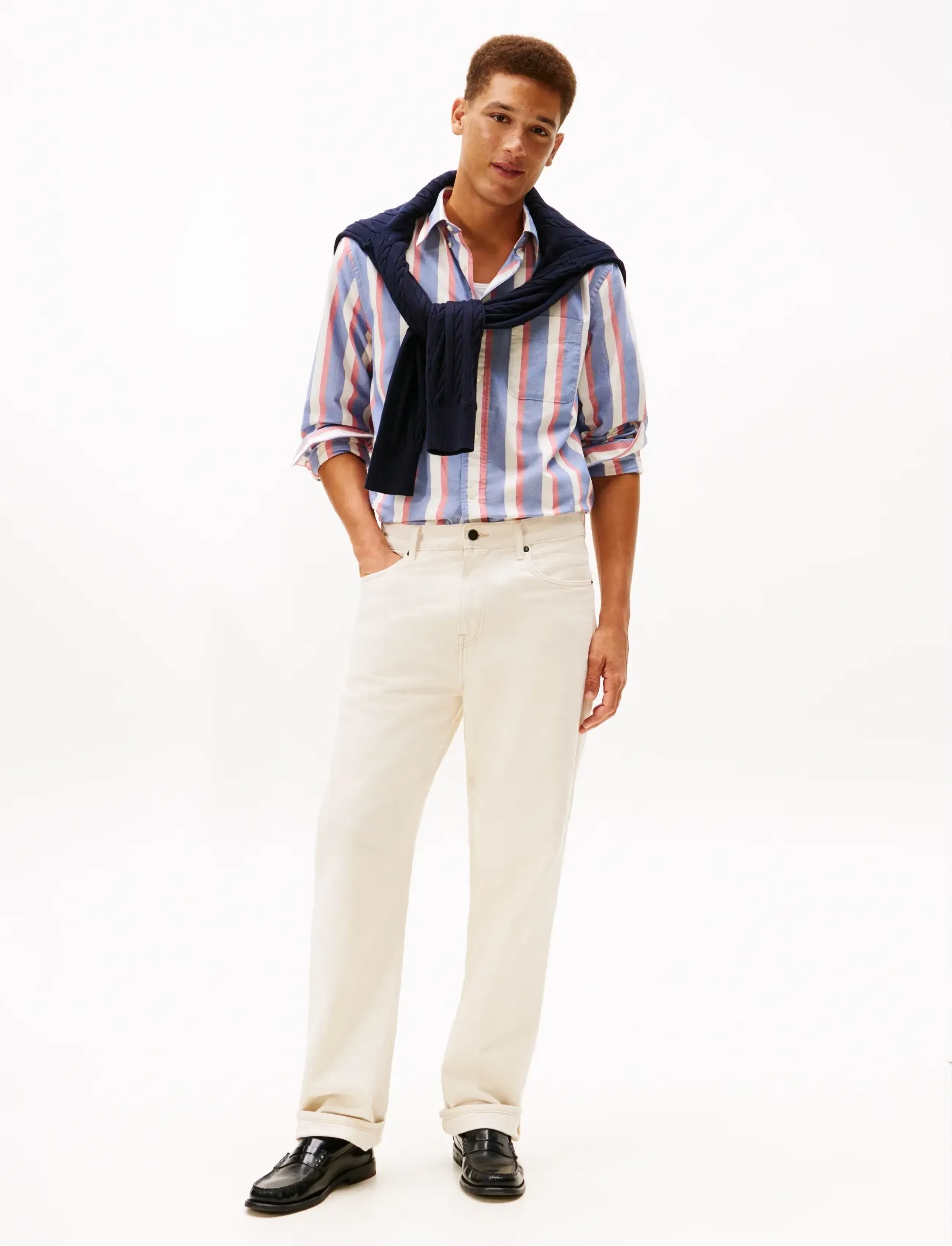 Tommy Hilfiger - HERITAGE OXFORD ICON STP SHIRT - oxford shirts - wedge blue   multi stripe - 2