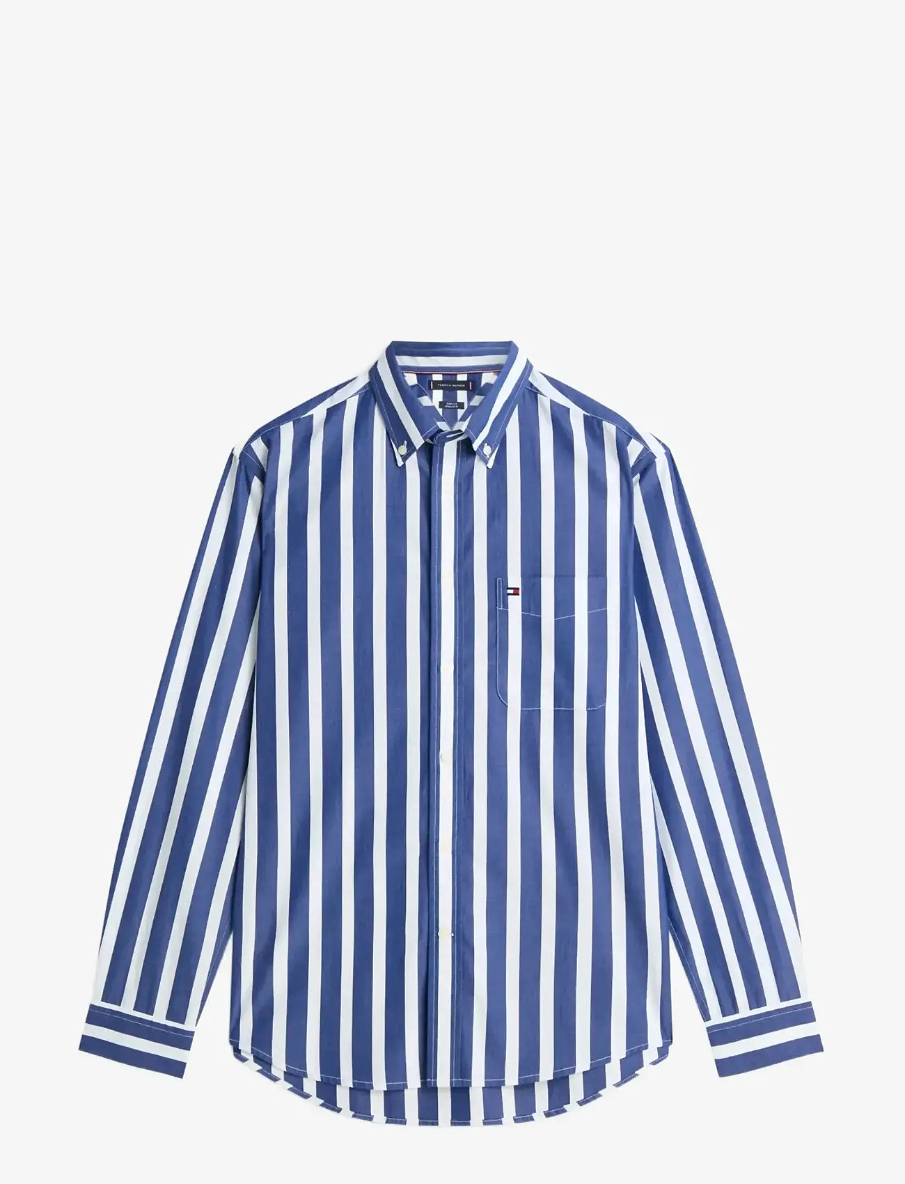 Tommy Hilfiger - FLEX POPLIN BOLD STRIPE SHIRT - basic skjortor - bold blue   stripe - 1