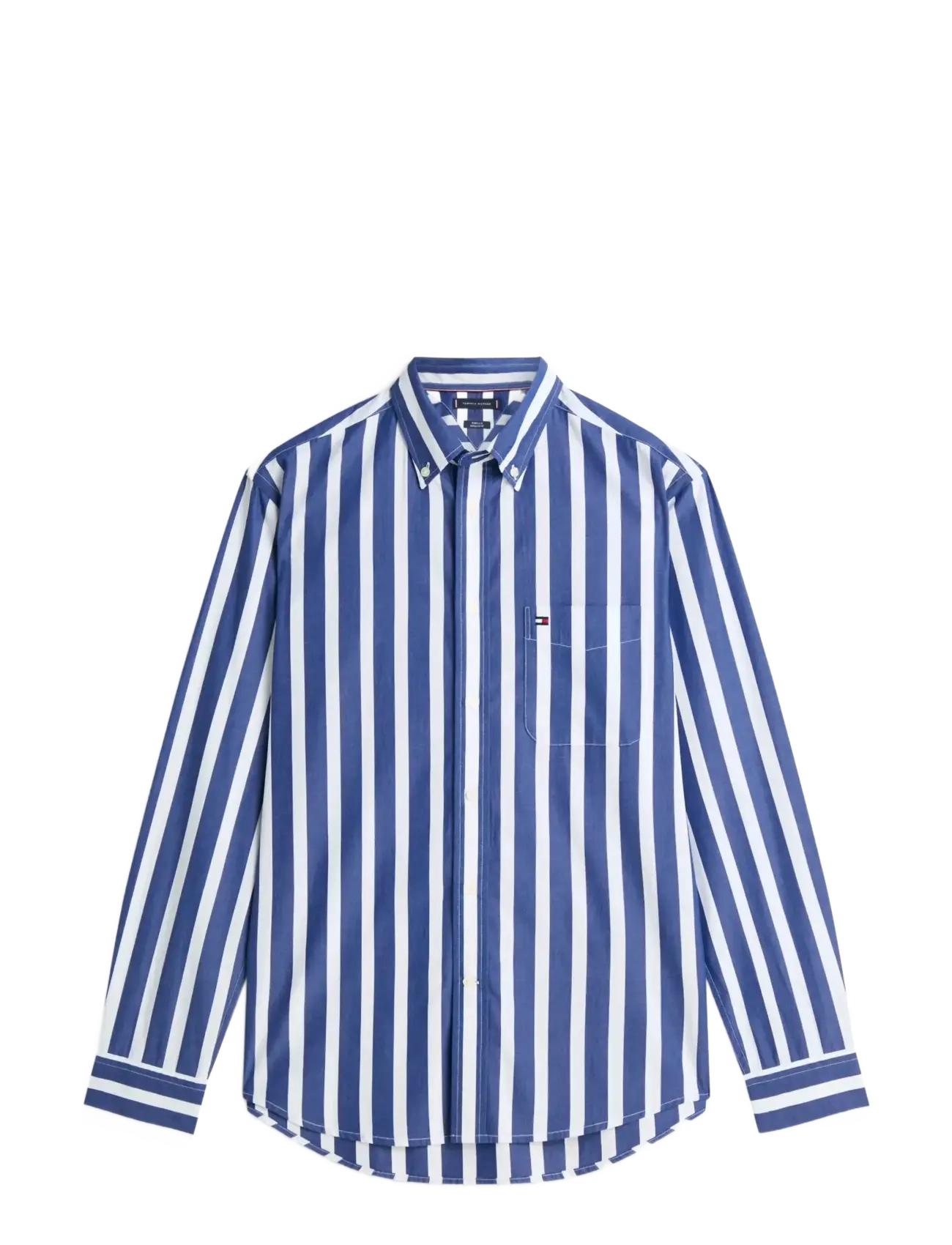 Tommy Hilfiger FLEX POPLIN BOLD STRIPE SHIRT - Skjorter - BOLD BLUE   STRIPE / blue