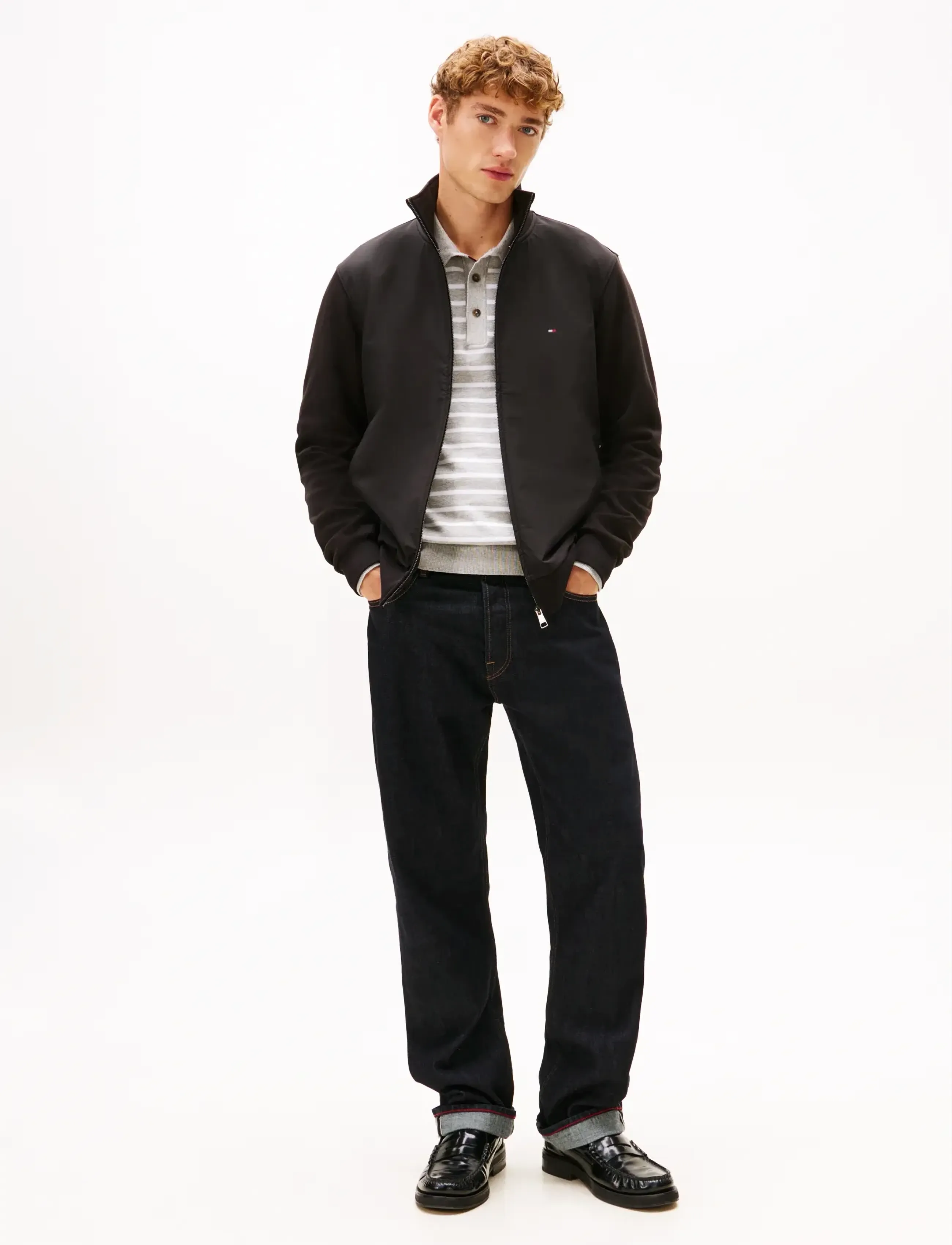 Tommy Hilfiger - ESSENTIAL INTECHNO MIX ZIP THRU - shop by occasion - black - 3