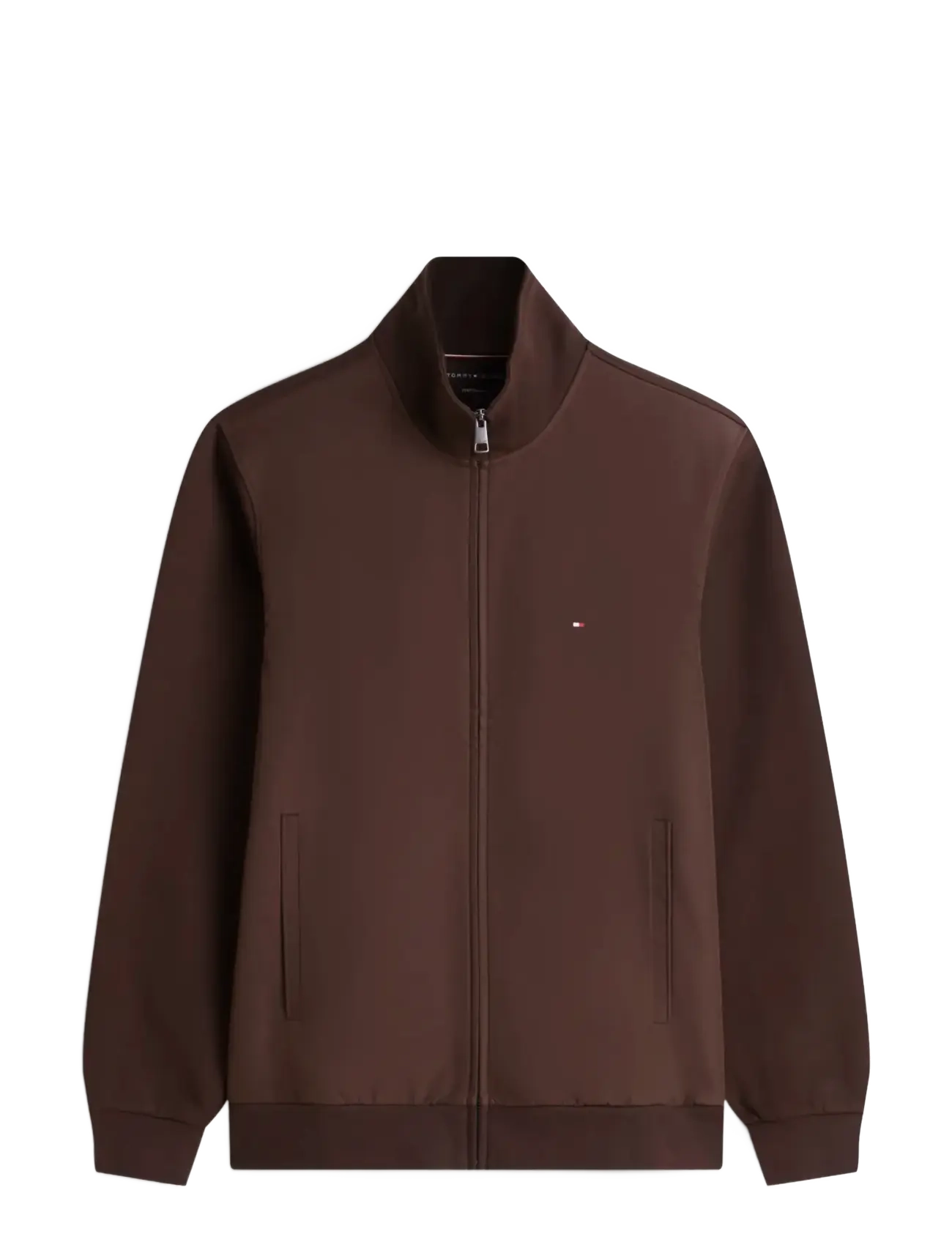 Tommy Hilfiger ESSENTIAL INTECHNO MIX ZIP THRU - Sweatshirts & hættetrøjer - CHOCOLATE / brown