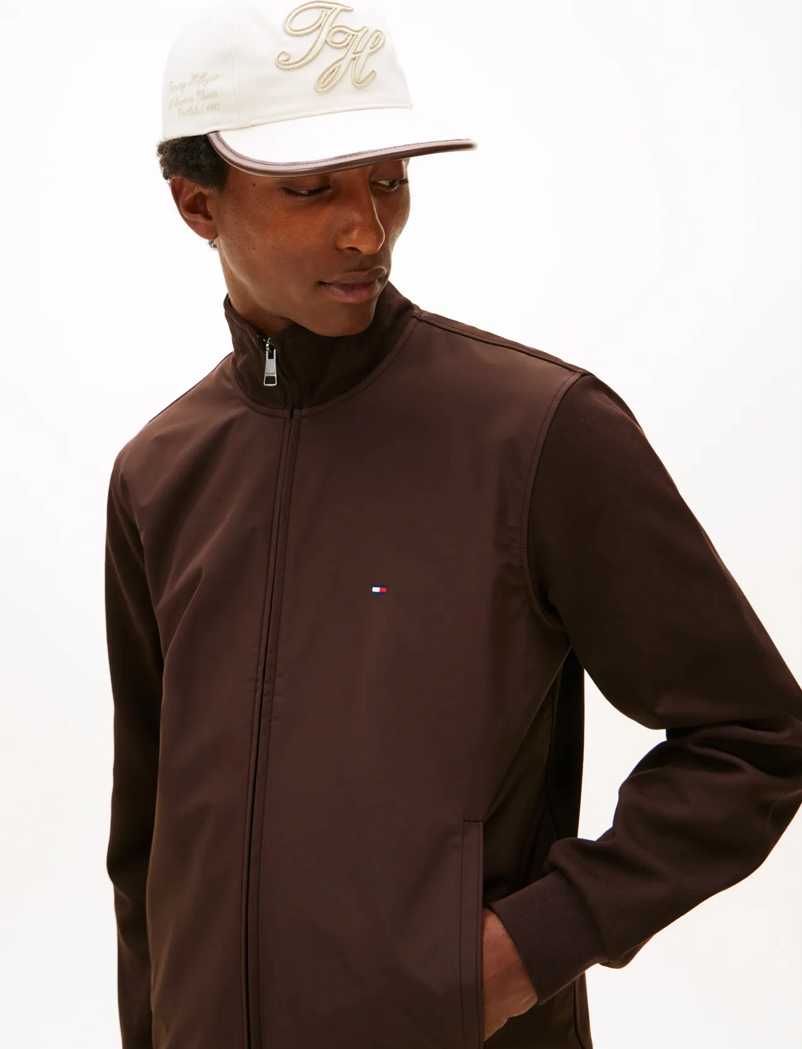 Tommy Hilfiger - ESSENTIAL INTECHNO MIX ZIP THRU - shop by occasion - chocolate - 4