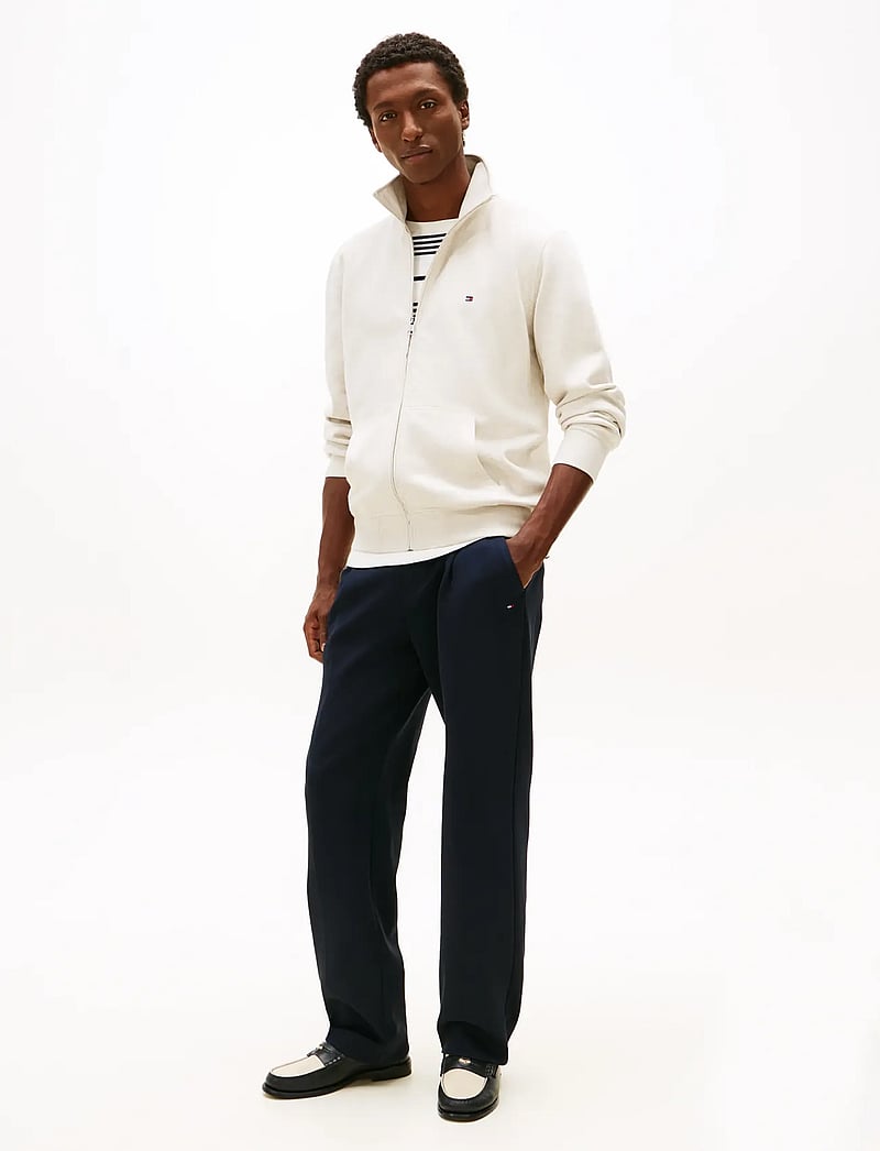 Tommy Hilfiger - ESSENTIAL FLEECE STAND COLLAR - teddy-truien - heathered oatmilk - 2