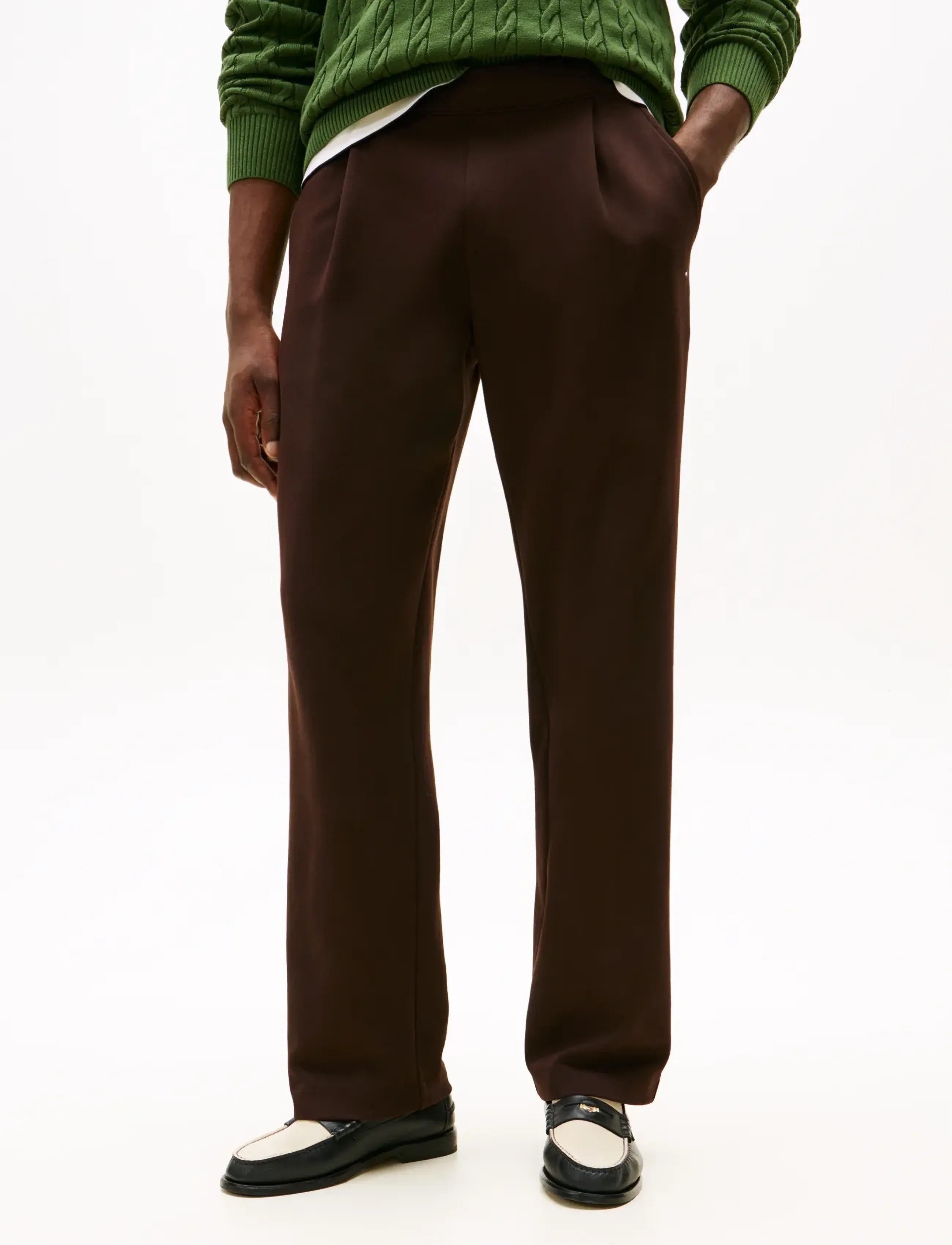 Tommy Hilfiger Essential Intechno Sweatpant, L, Brown, Underdele > Joggingbukser, Herre