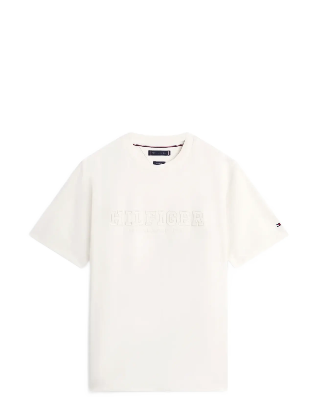 TOMMY HILFIGER Mix Media Graphic Tee Cream - L - Herren