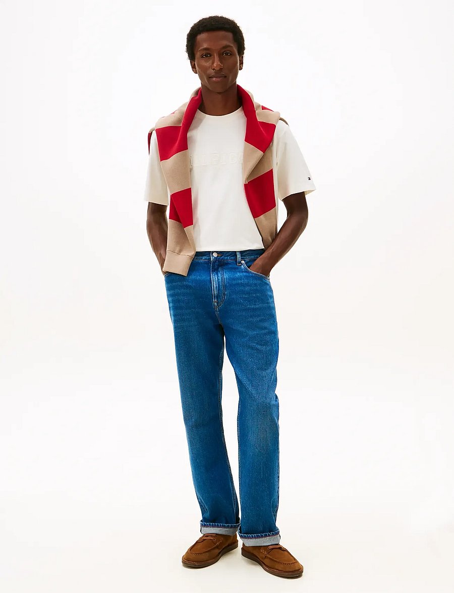 Tommy Hilfiger - MIX MEDIA GRAPHIC TEE - kortärmade t-shirts - ivory petal - 3
