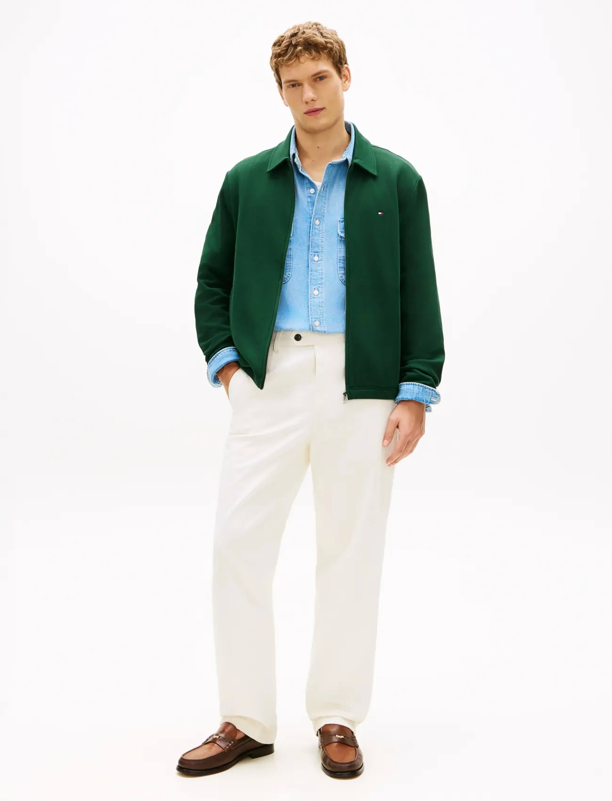 Tommy Hilfiger - ESSENTIAL TERRY IVY JACKET - forårsjakker - nocturnal green - 3