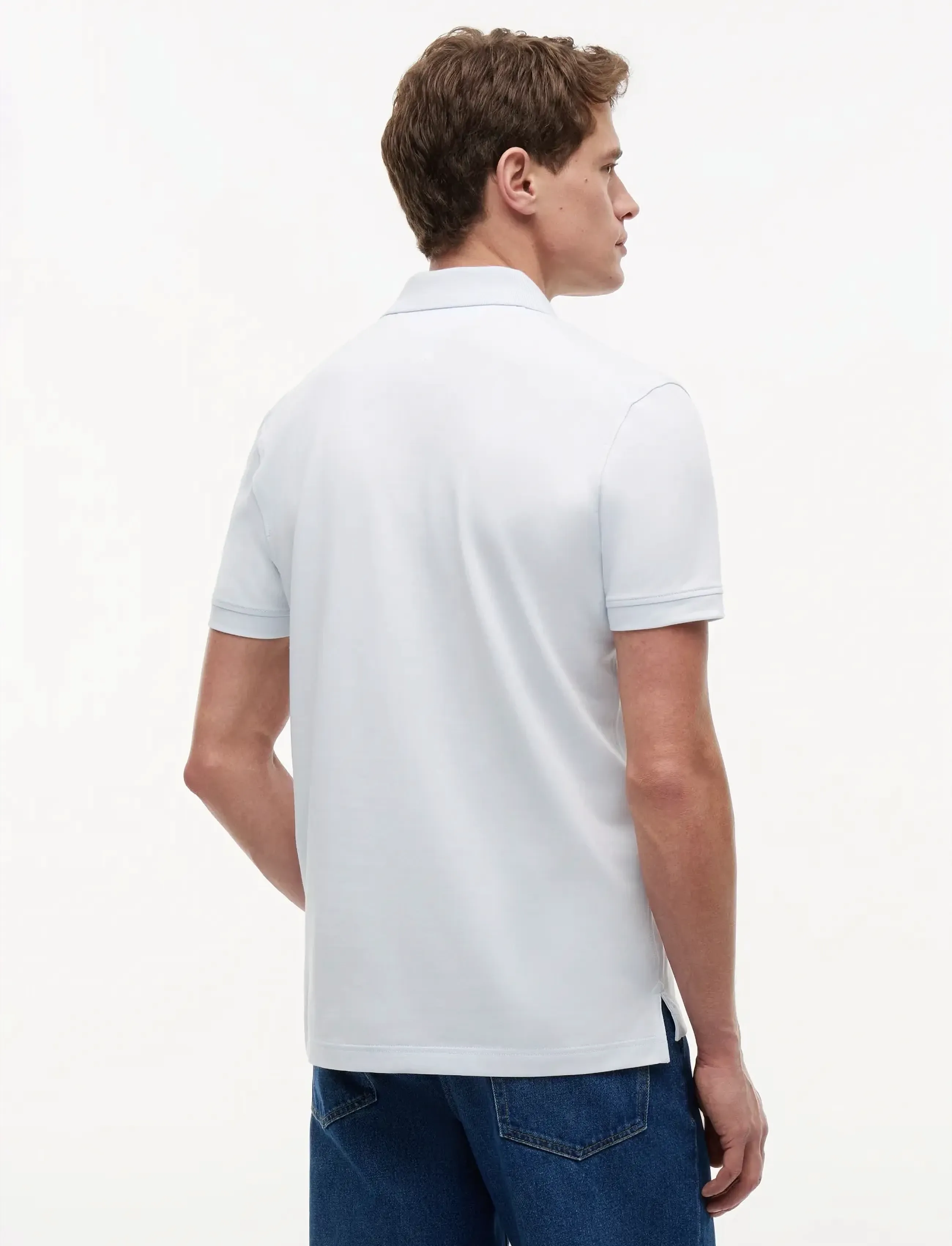 Tommy Hilfiger - DC PERFORMANCE ZIP POLO - kurzärmelig - breezy blue white - 2