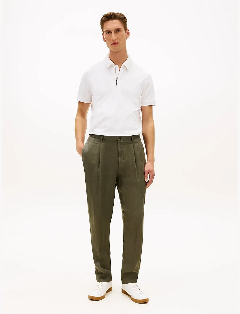Tommy Hilfiger - DC PERFORMANCE ZIP POLO - kortärmade pikéer - ivory white - 3