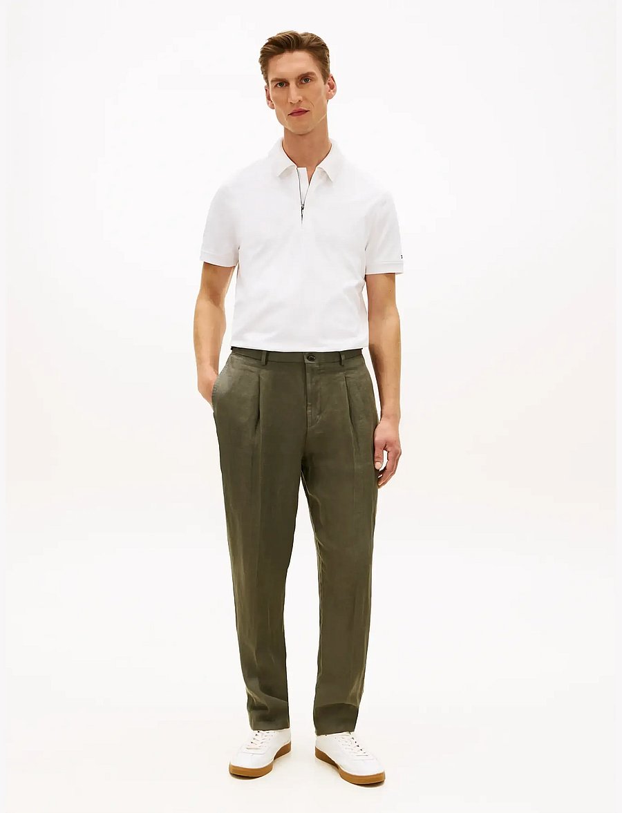Tommy Hilfiger - DC PERFORMANCE ZIP POLO - kortärmade pikéer - ivory white - 3