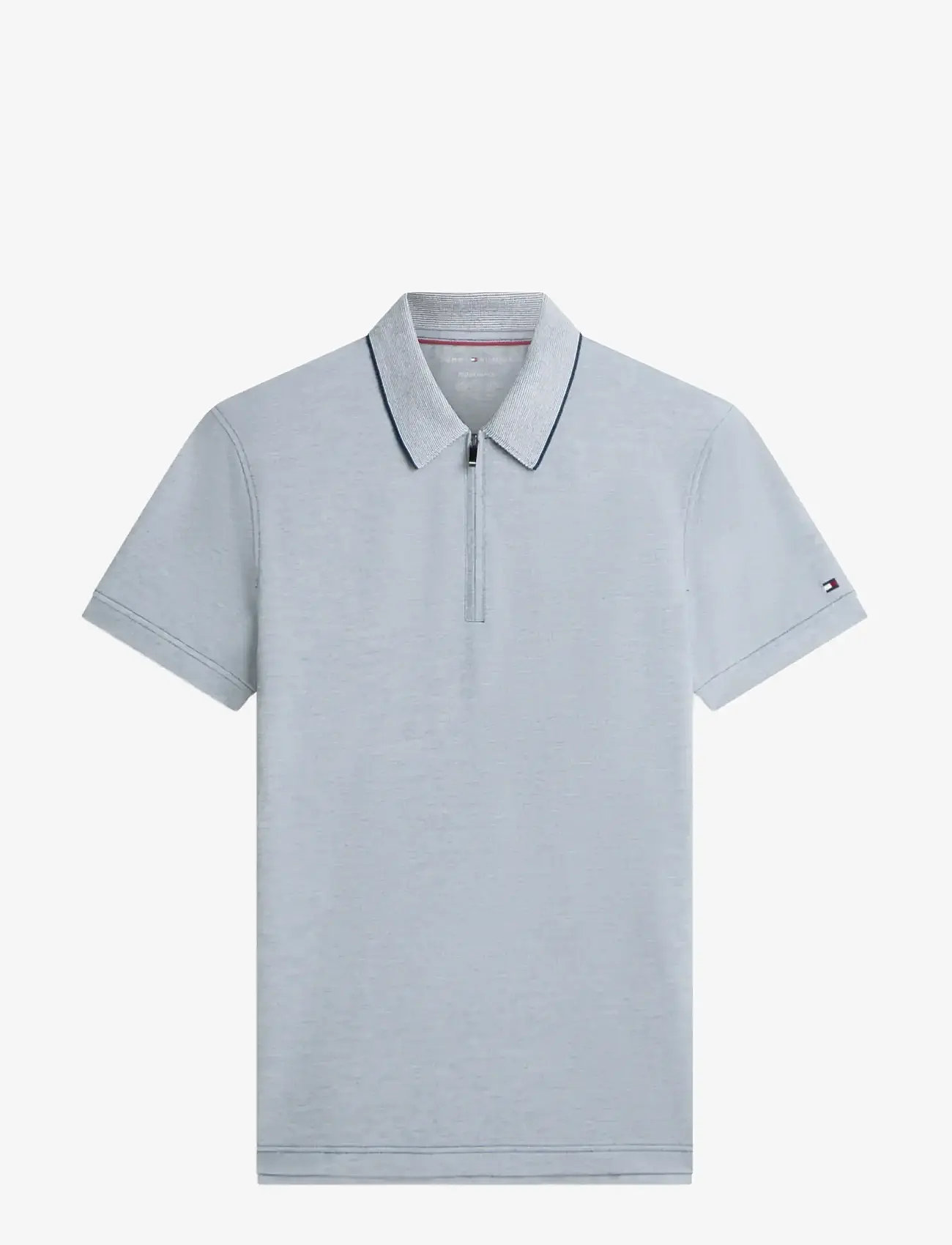 Tommy Hilfiger - DC PERFORMANCE ZIP POLO - kortærmede poloer - navy iris white - 1
