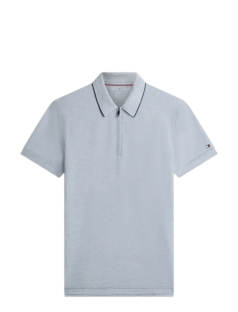 Tommy Hilfiger - DC PERFORMANCE ZIP POLO - kortärmade pikéer - navy iris white - 1