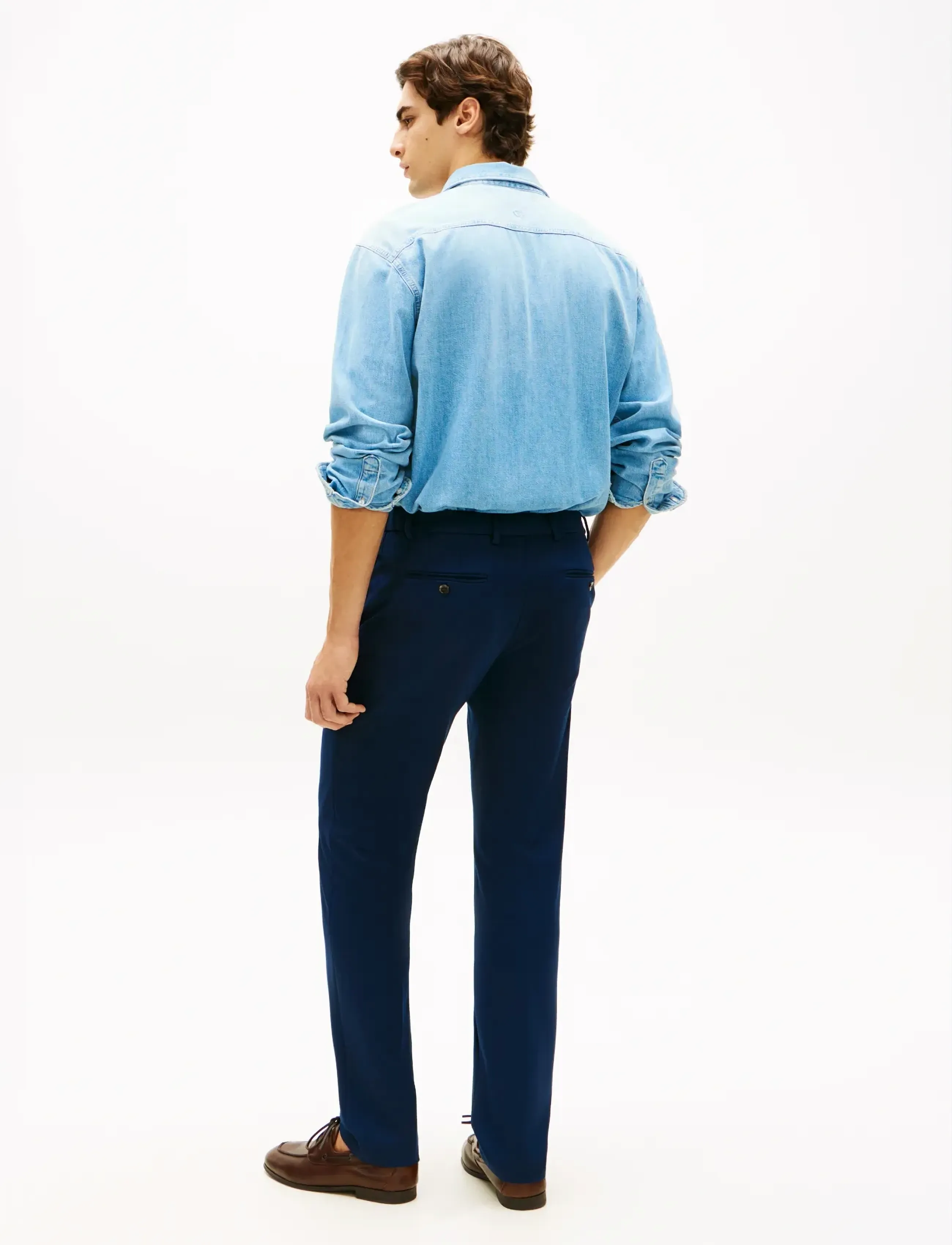 Tommy Hilfiger - DC PUNTO MILANO PANTS - casual bukser - navy iris - 2