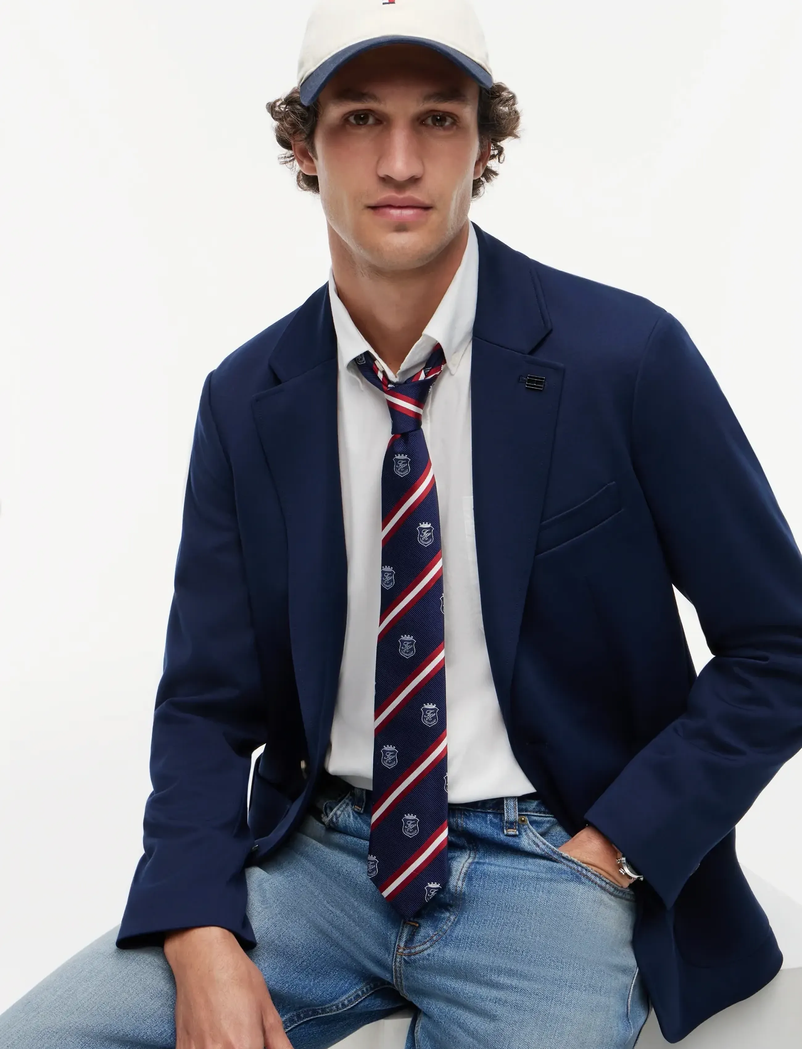 Tommy Hilfiger - DC PUNTO MILANO BLAZER - single breasted blazers - navy iris - 3