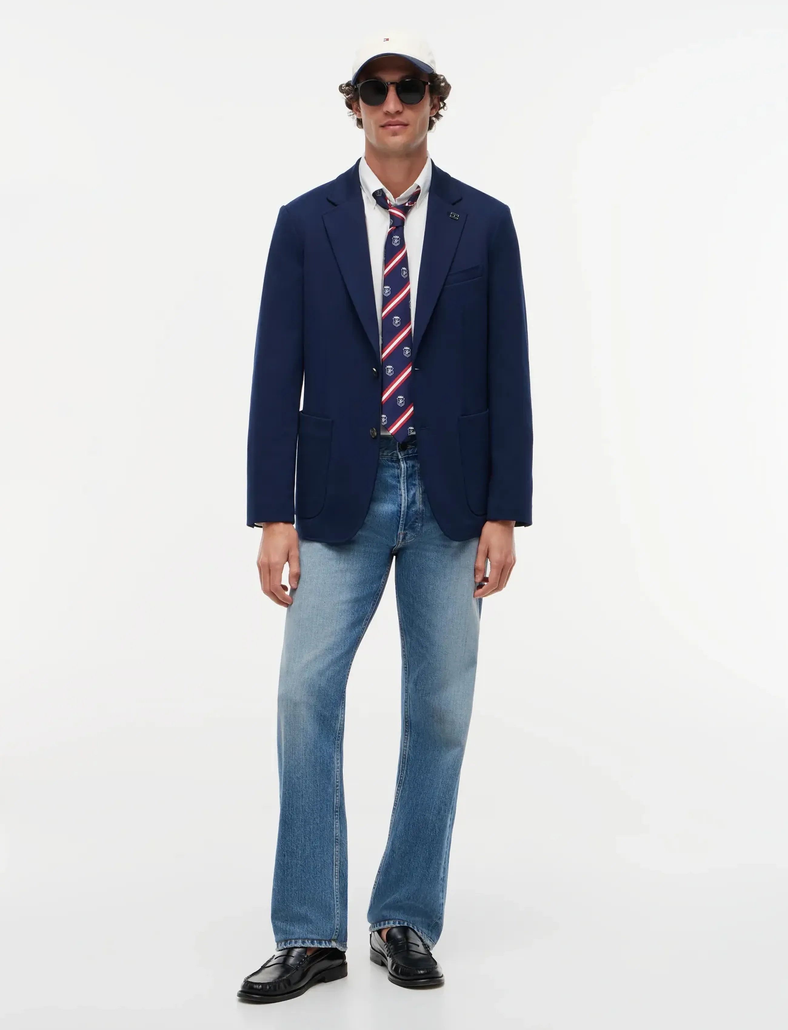 Tommy Hilfiger - DC PUNTO MILANO BLAZER - single breasted blazers - navy iris - 4