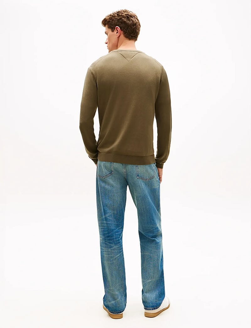 Tommy Hilfiger - DC COTTON/LYOCELL CNECK - Ümmarguse kaelusega kudumid - army green - 2