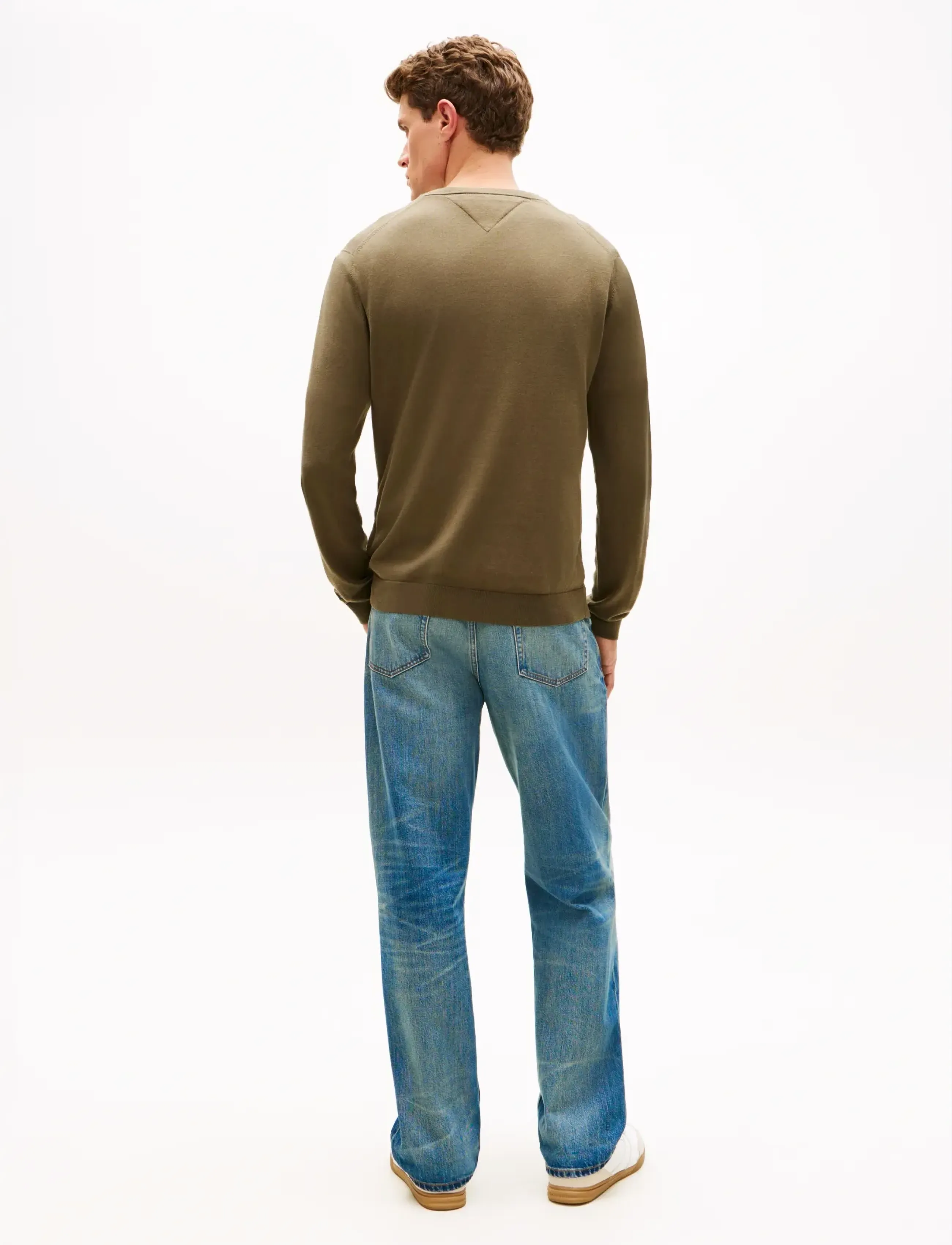Tommy Hilfiger - DC COTTON/LYOCELL CNECK - round necks - army green - 2