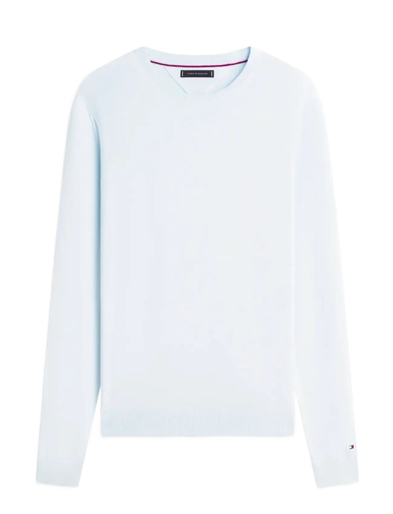 Tommy Hilfiger DC COTTON/LYOCELL CNECK - Tøj - BREEZY BLUE / blue