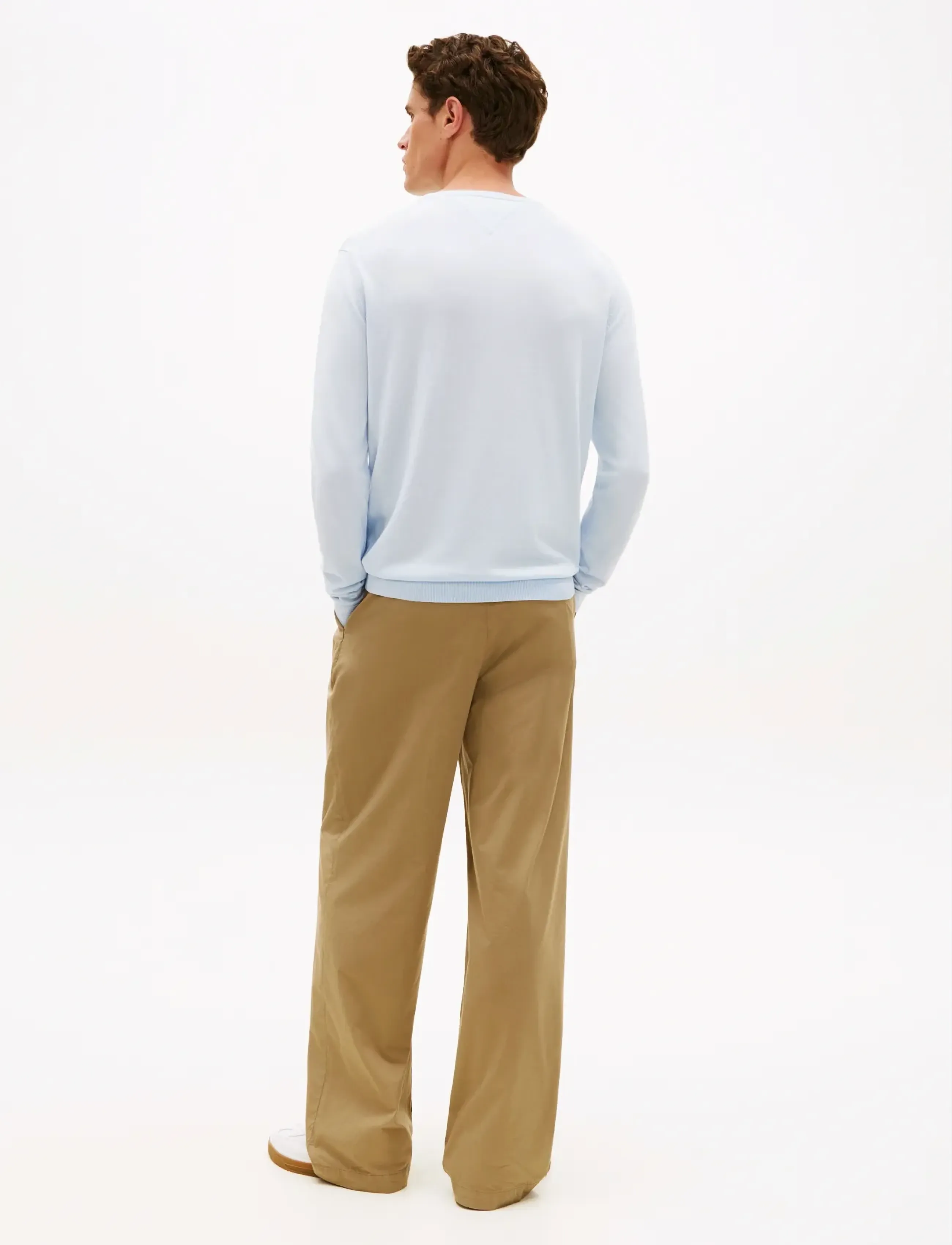 Tommy Hilfiger - DC COTTON/LYOCELL CNECK - rundhals - breezy blue - 2