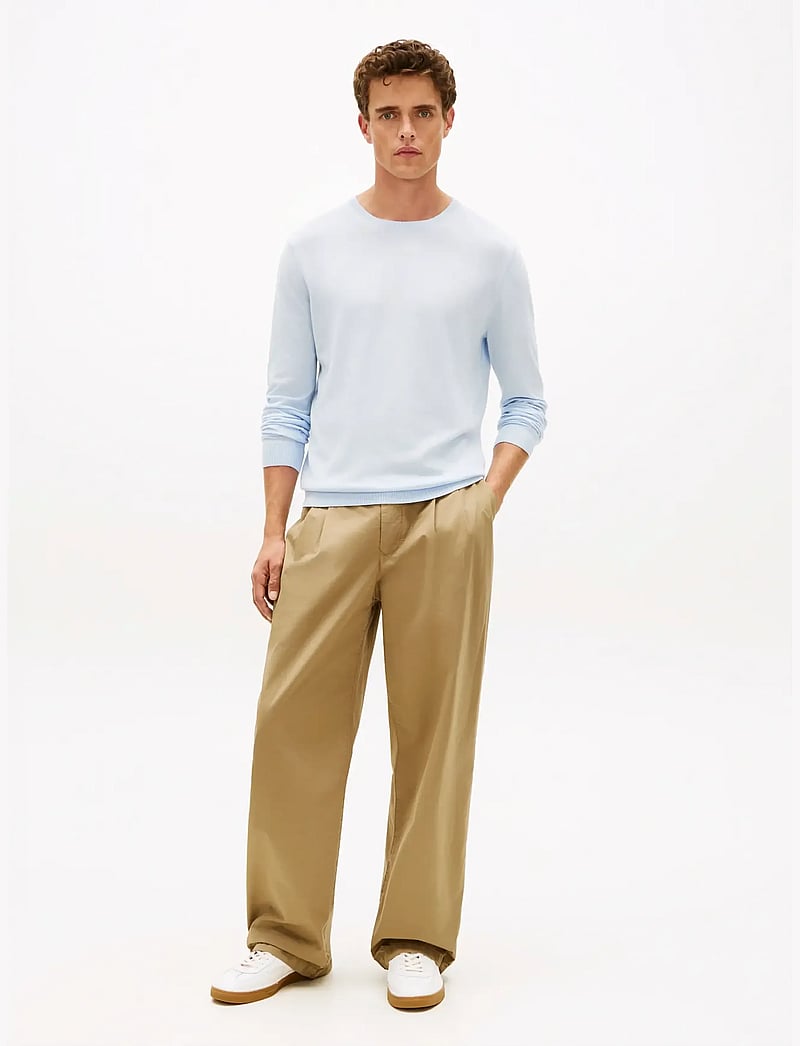 Tommy Hilfiger - DC COTTON/LYOCELL CNECK - Ümmarguse kaelusega kudumid - breezy blue - 3