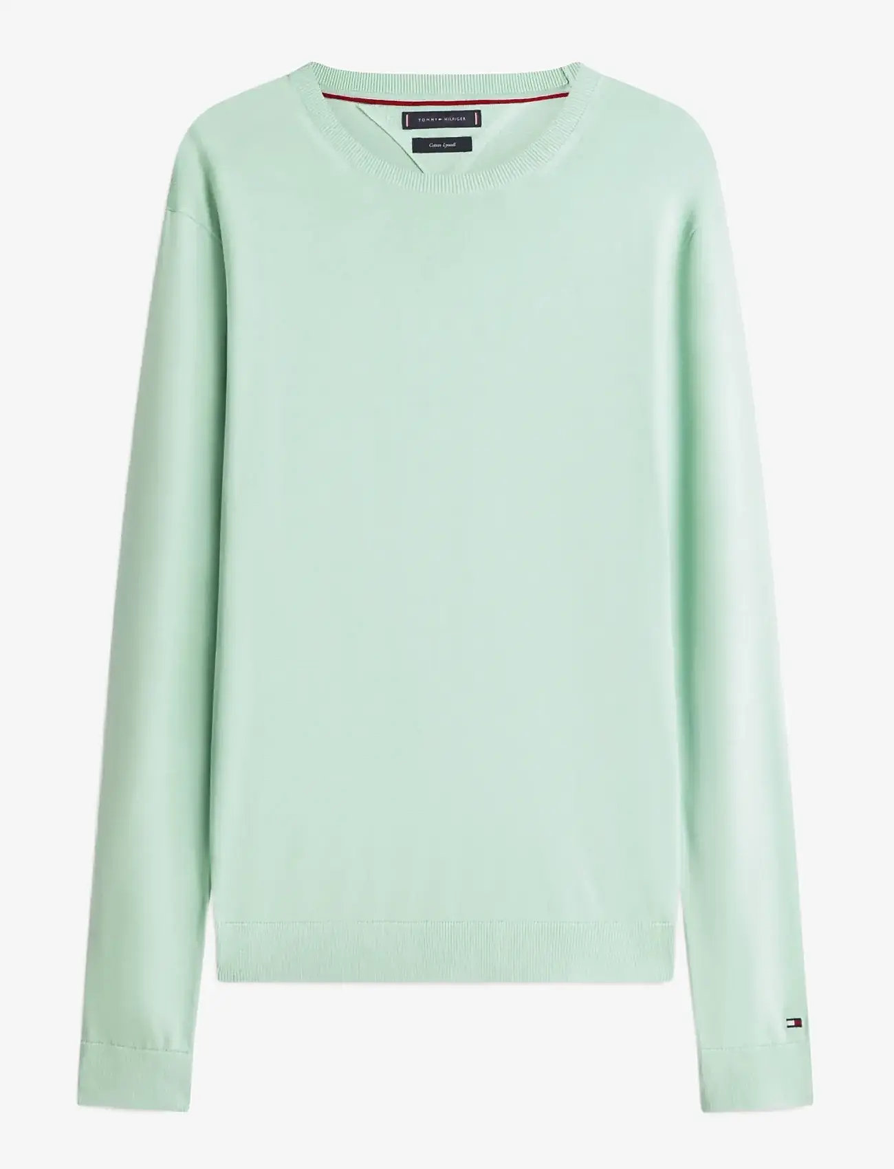 Tommy Hilfiger - DC COTTON/LYOCELL CNECK - round necks - crushed mint - 1