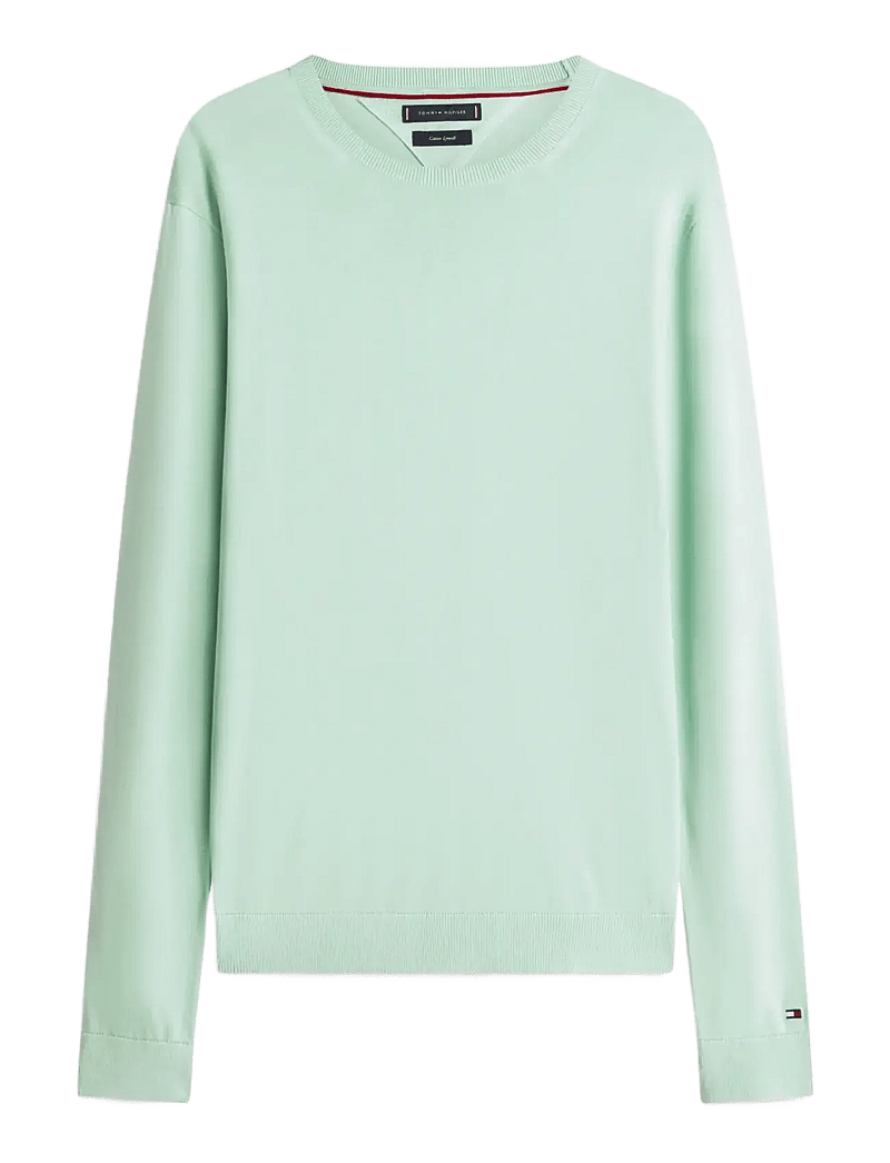 Tommy Hilfiger - DC COTTON/LYOCELL CNECK - rundhals - crushed mint - 1