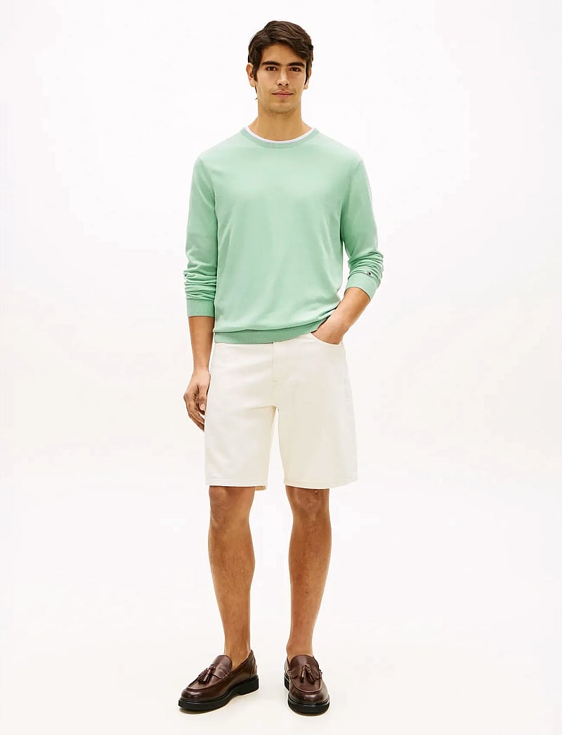 Tommy Hilfiger - DC COTTON/LYOCELL CNECK - rundhals - crushed mint - 3