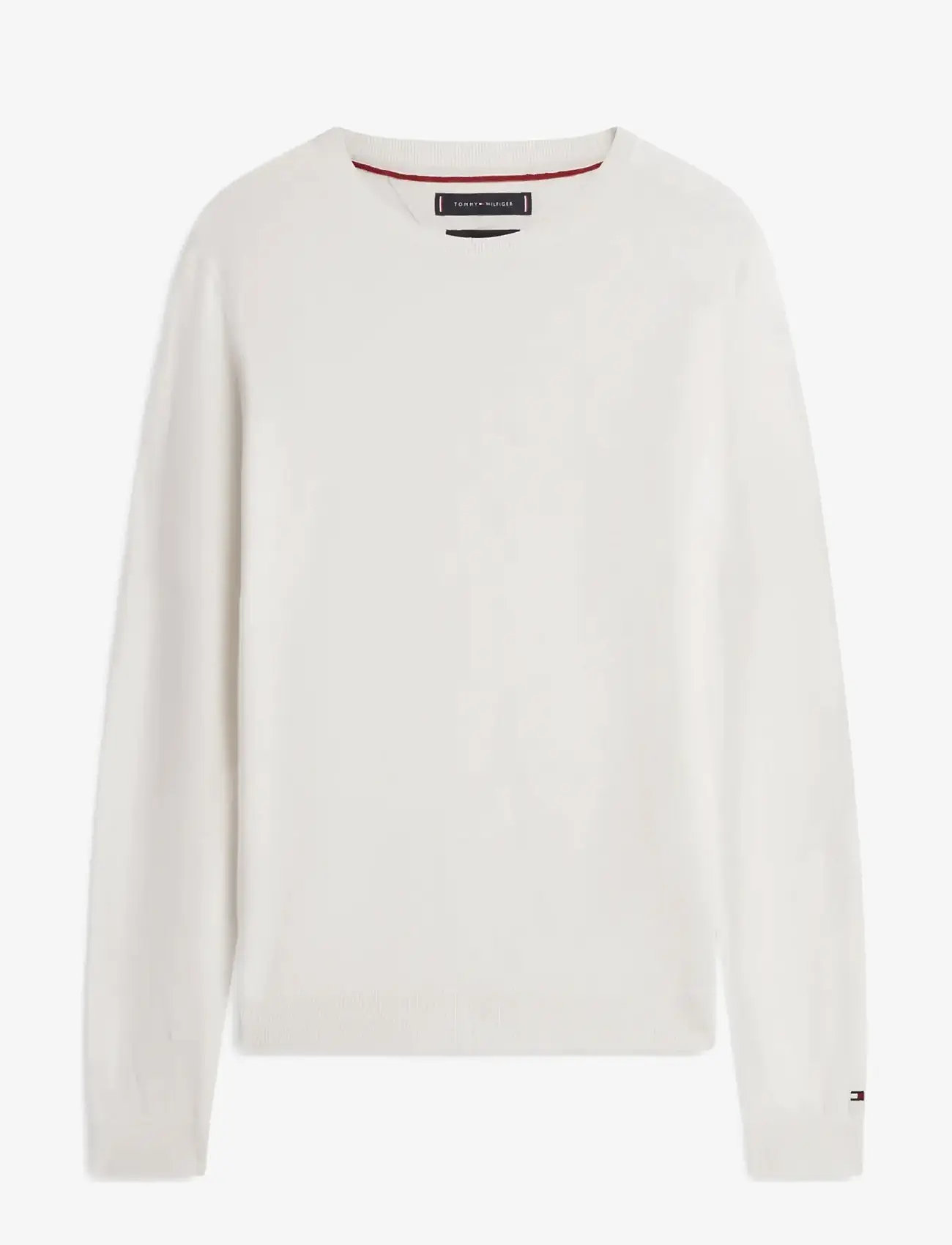 Tommy Hilfiger - DC COTTON/LYOCELL CNECK - rund hals - ivory - 1