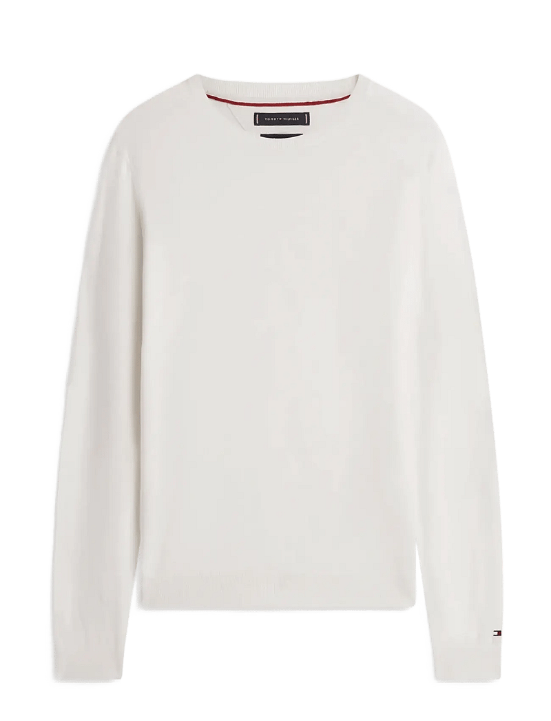 Tommy Hilfiger - DC COTTON/LYOCELL CNECK - rundhals - ivory - 1