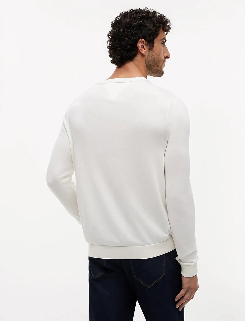 Tommy Hilfiger - DC COTTON/LYOCELL CNECK - rundhals - ivory - 2