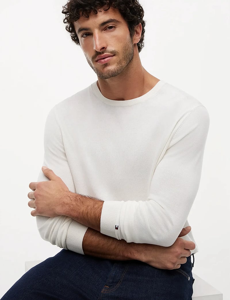 Tommy Hilfiger - DC COTTON/LYOCELL CNECK - rundhals - ivory - 3
