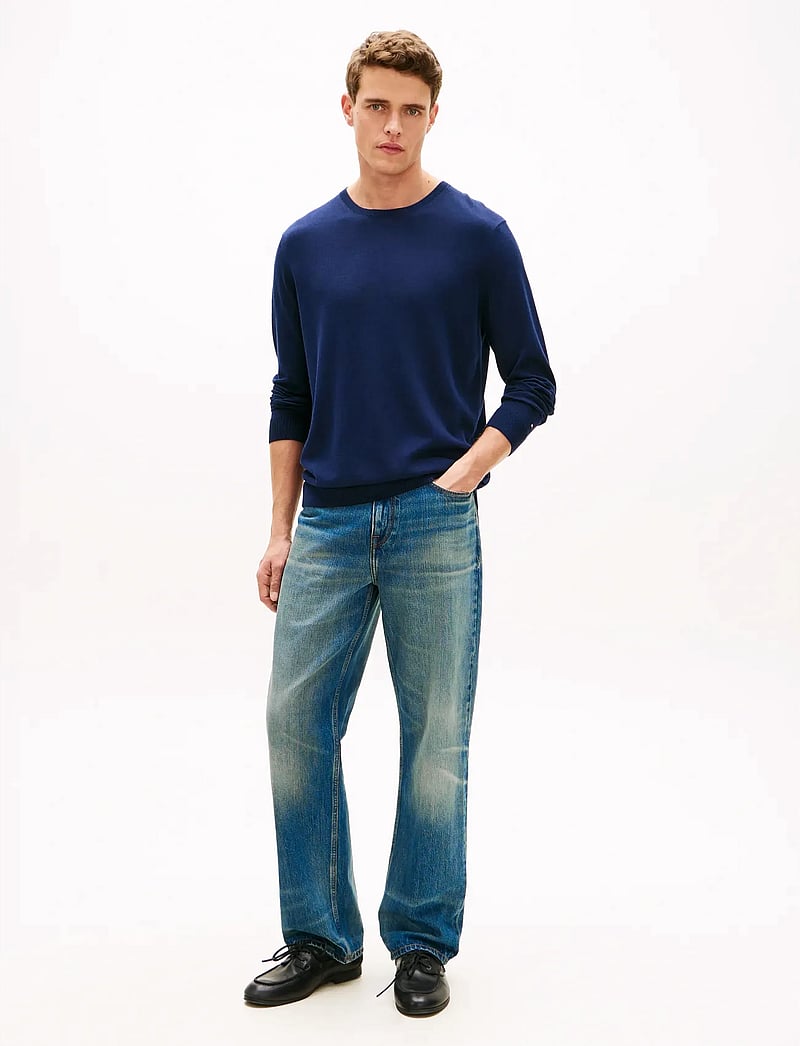 Tommy Hilfiger - DC COTTON/LYOCELL CNECK - rundhals - navy iris - 3