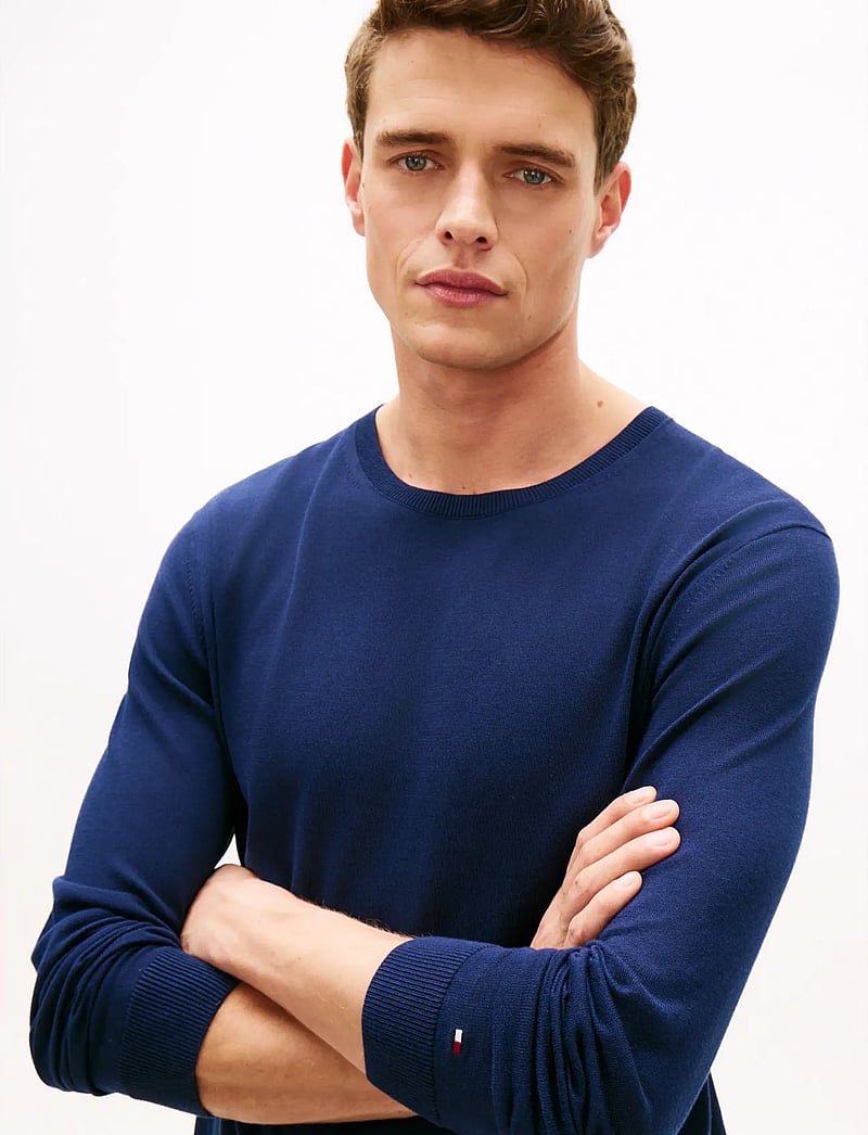 Tommy Hilfiger - DC COTTON/LYOCELL CNECK - rundhals - navy iris - 4