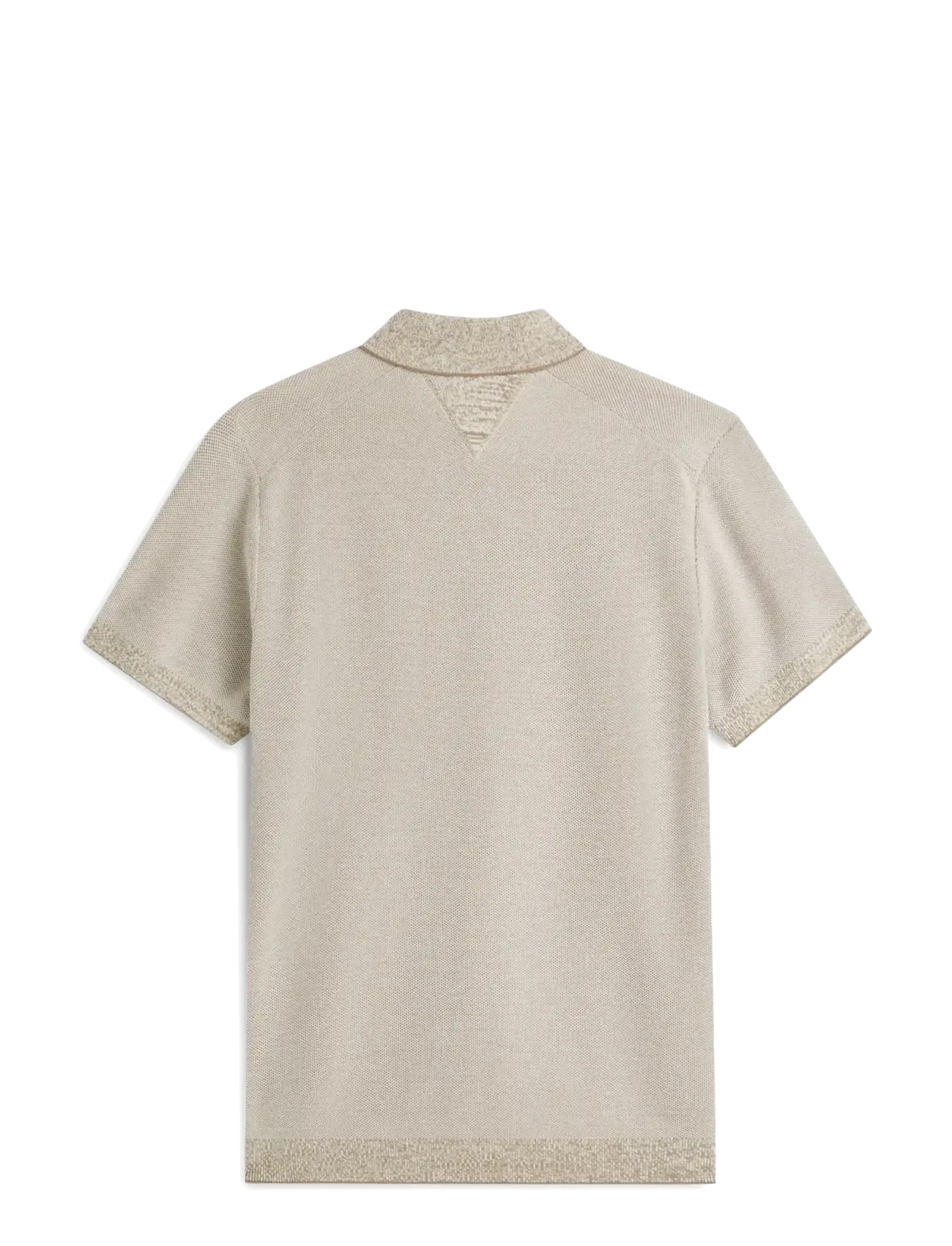 Tommy Hilfiger - DC COTTON/LYOCELL HONEYCOMB POLO - kurzärmelig - ivory petal - 1