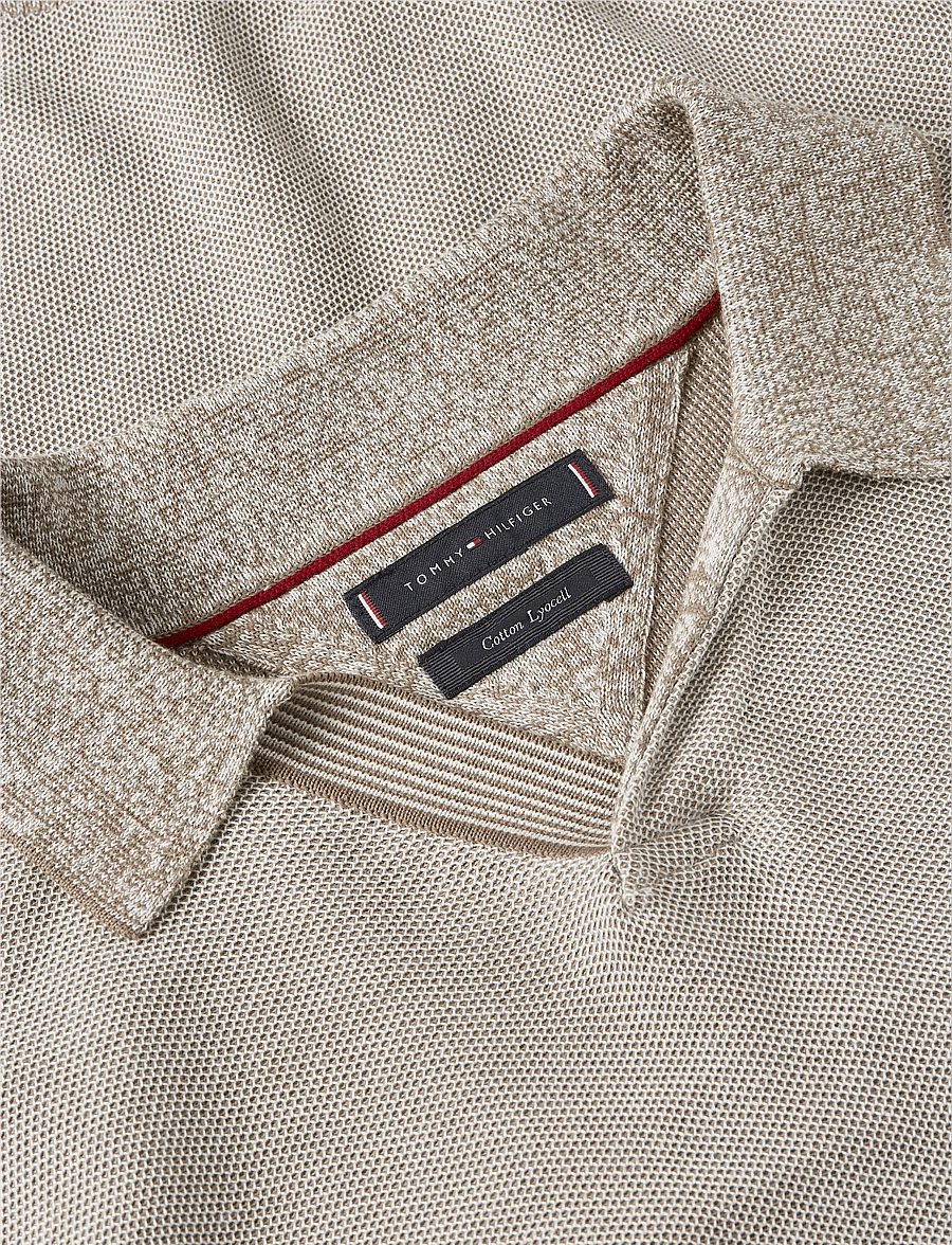 Tommy Hilfiger - DC COTTON/LYOCELL HONEYCOMB POLO - kurzärmelig - ivory petal - 2