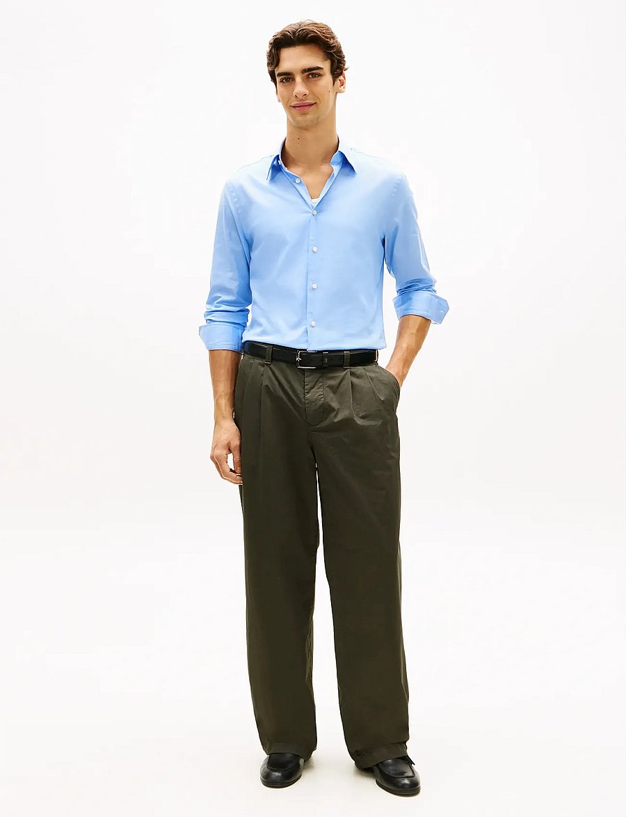 Tommy Hilfiger - DC FLEX COLLAR BD TWILL SHIRT - oxfordi särgid - blue bell - 3