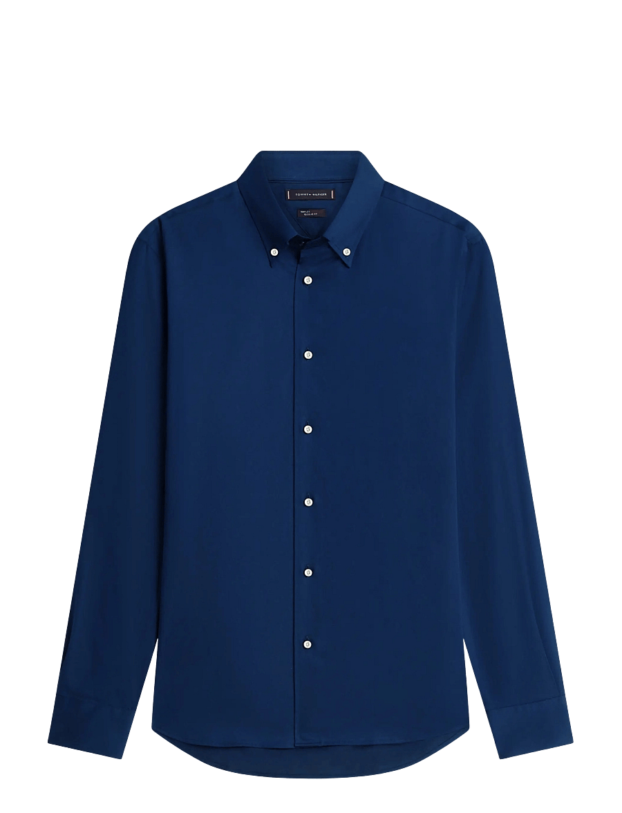 Tommy Hilfiger - DC FLEX COLLAR BD TWILL SHIRT - oxford-skjortor - carbon navy - 1